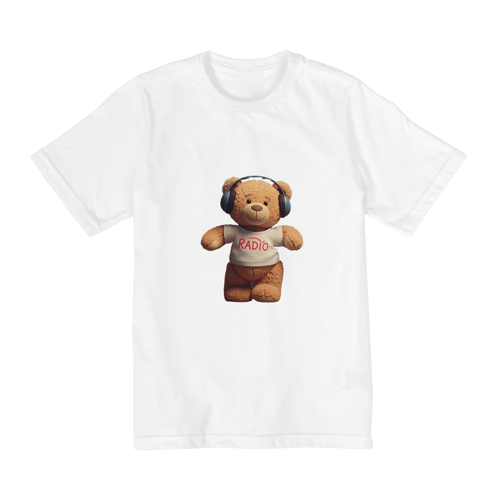 Camiseta Ursinho de Fone