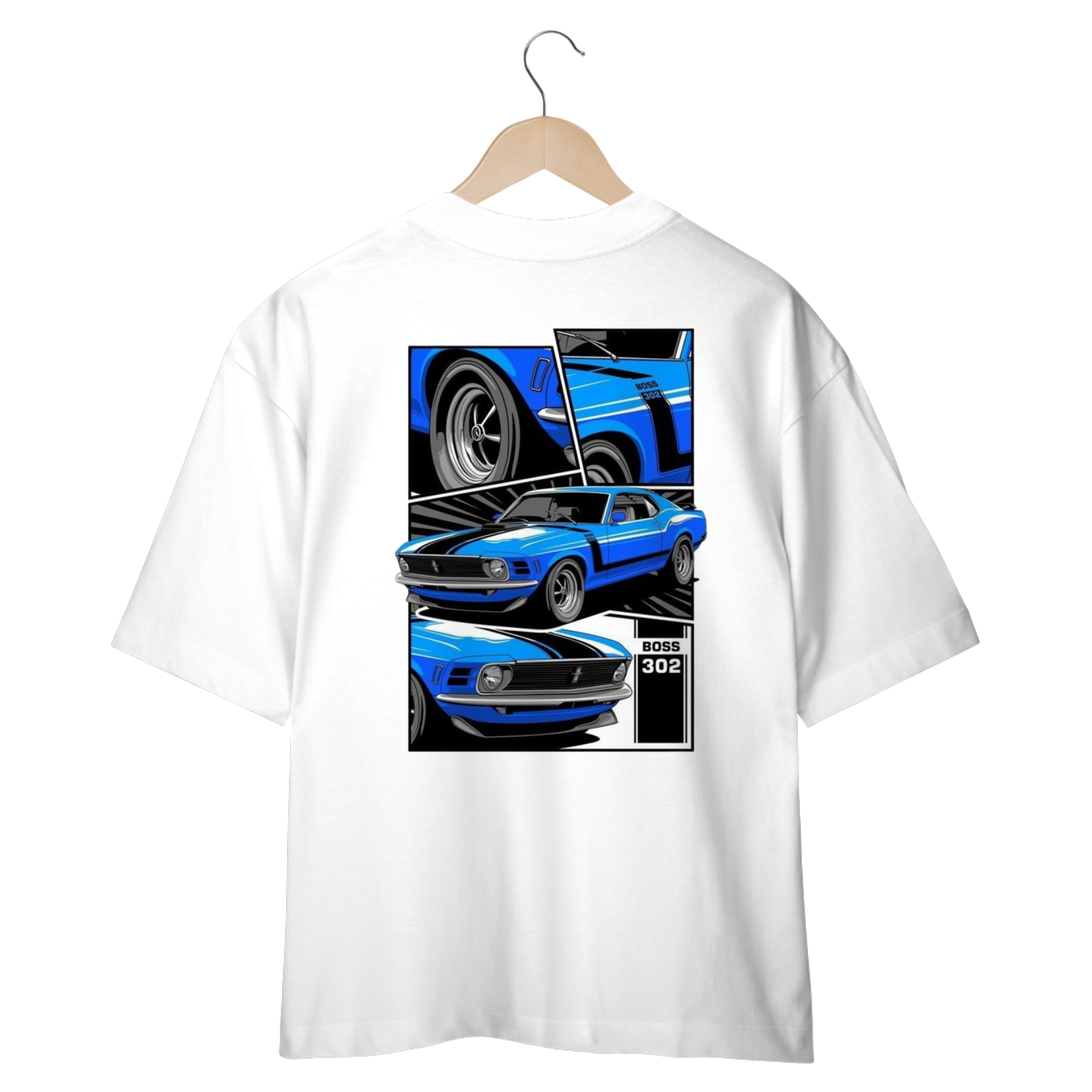 Camisa Oversized Mustang