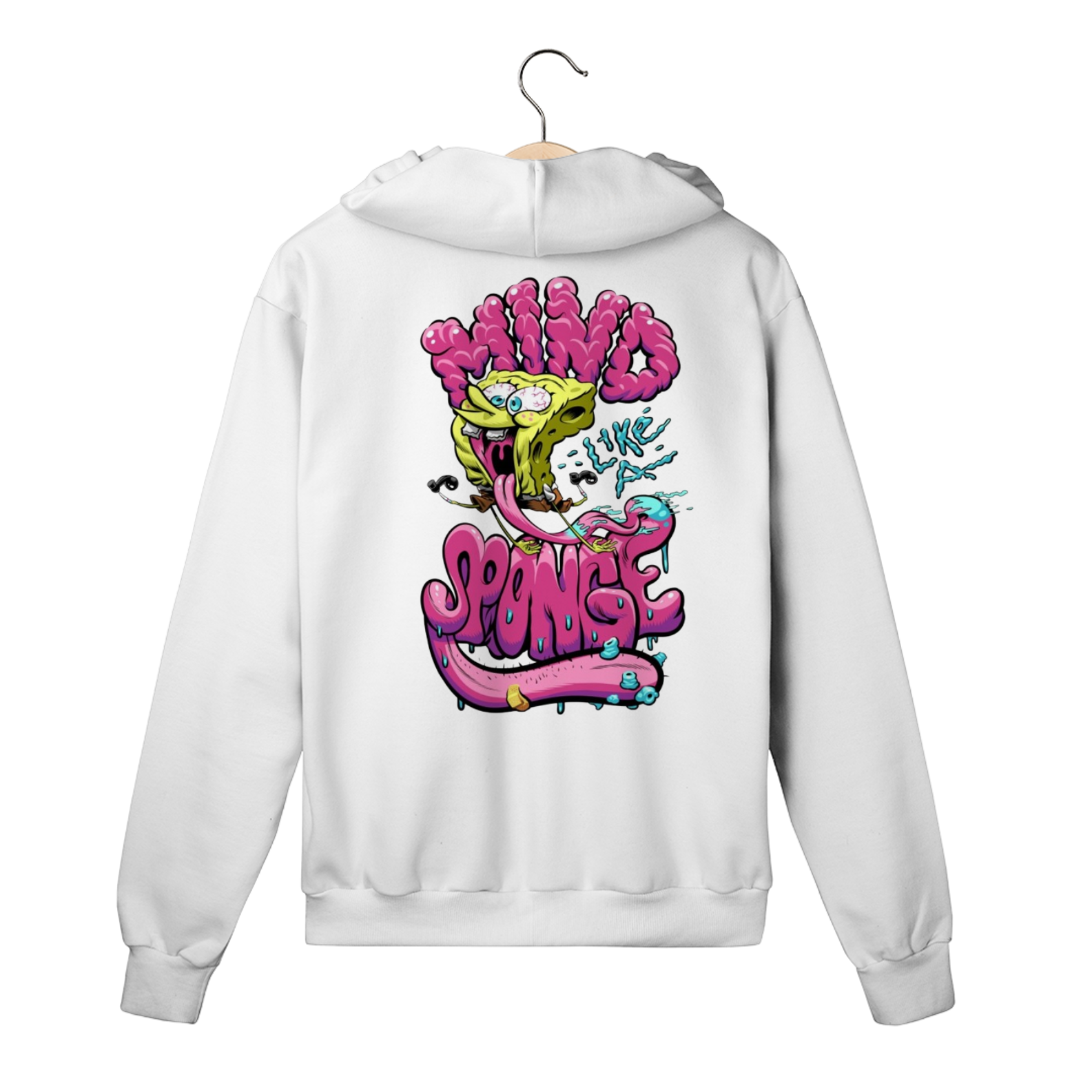 Moletom com Zíper do Bob Esponja