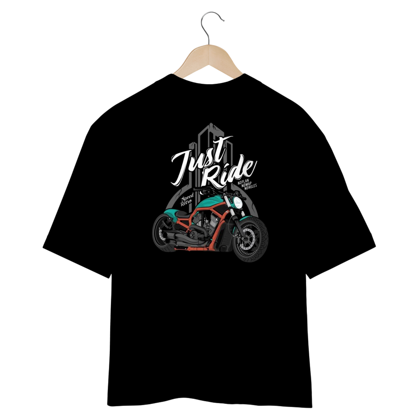 Camisa Oversized Just Ride