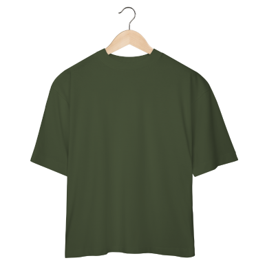 Camisa Básica Oversized Verde