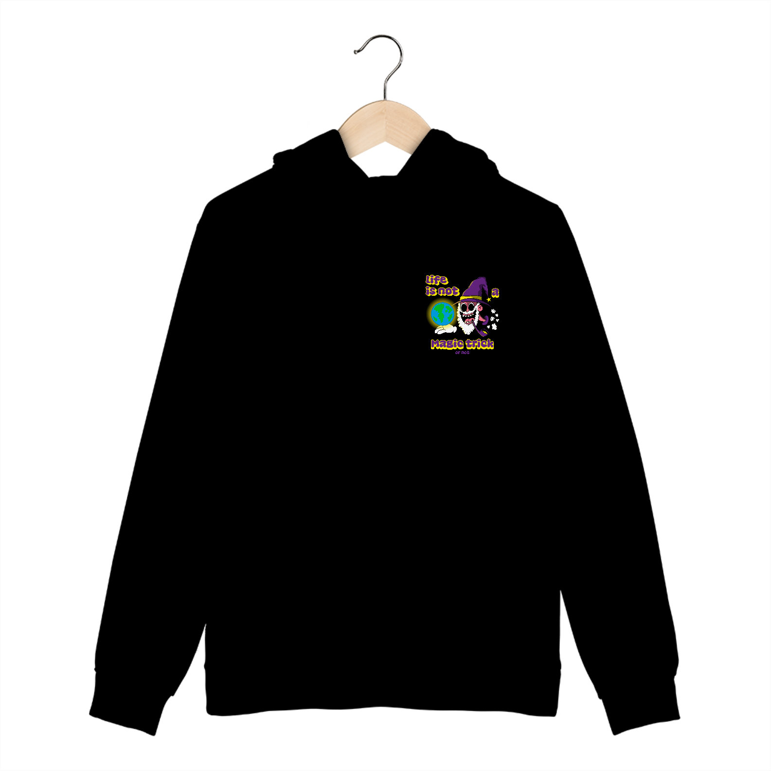 MOLETOM CANGURU MAGIC TRICK | PRETO