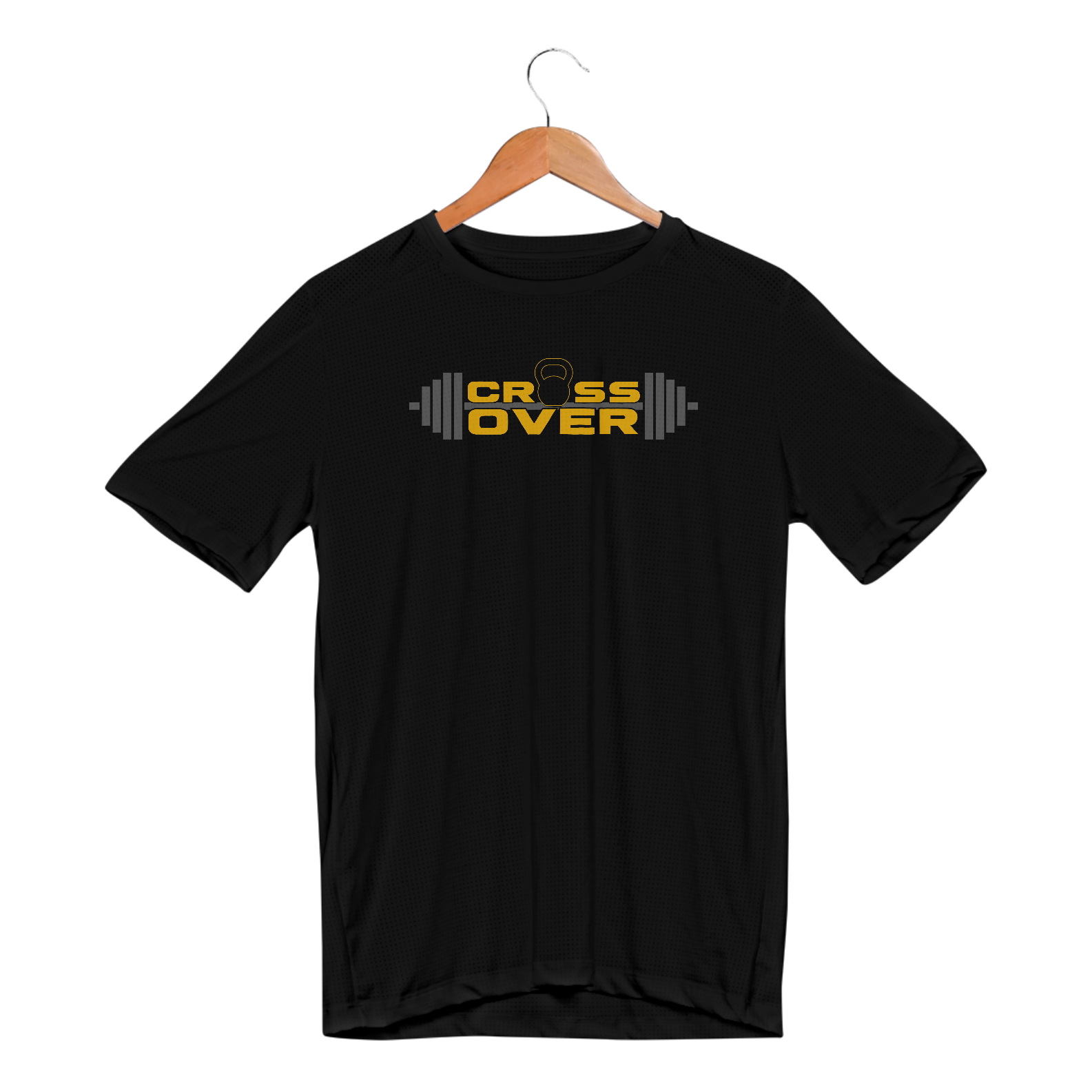 Camisa Dryfit crossover preta 