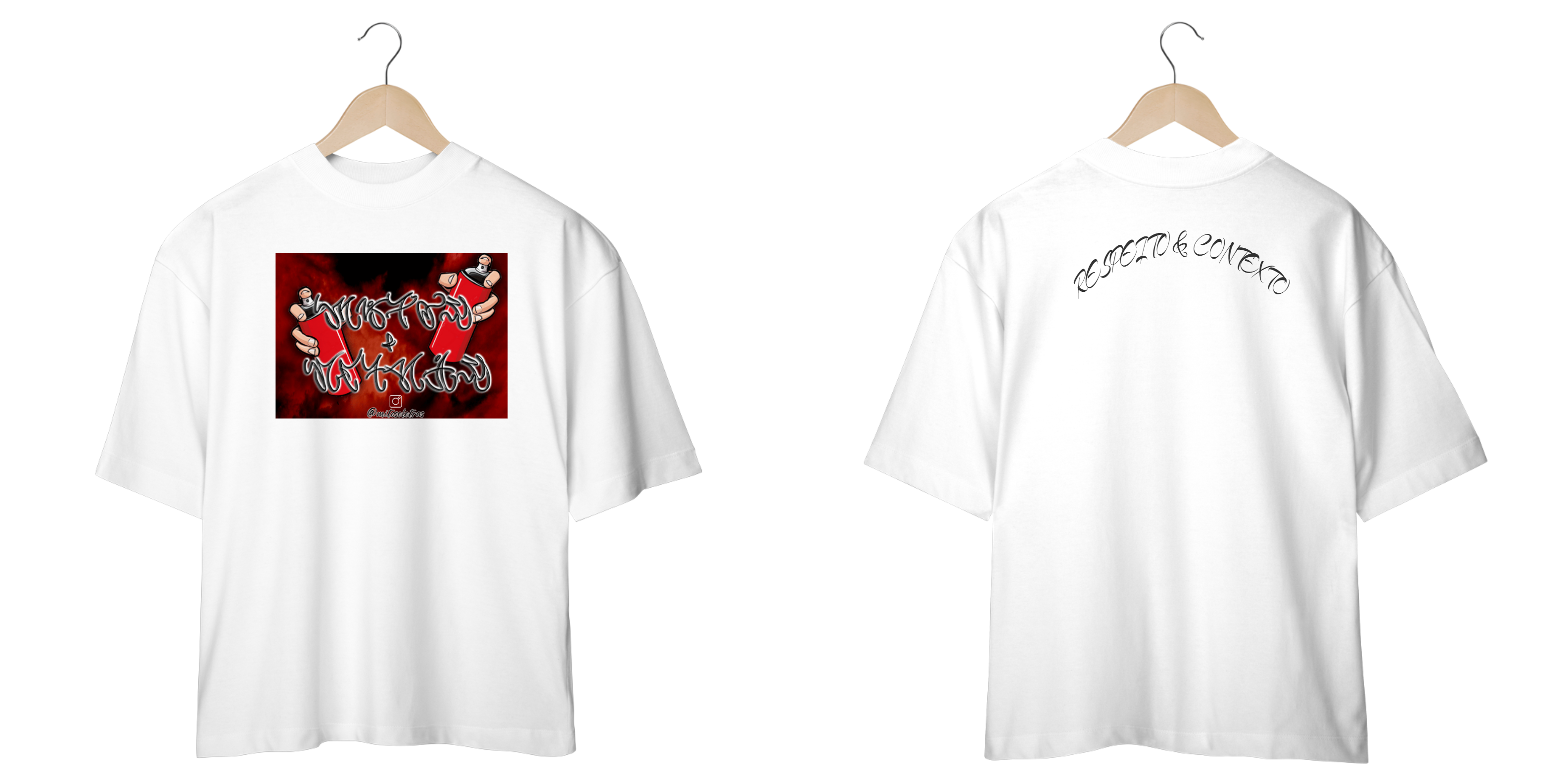 CAMISETA OVERSIZE MITOS SMOKE