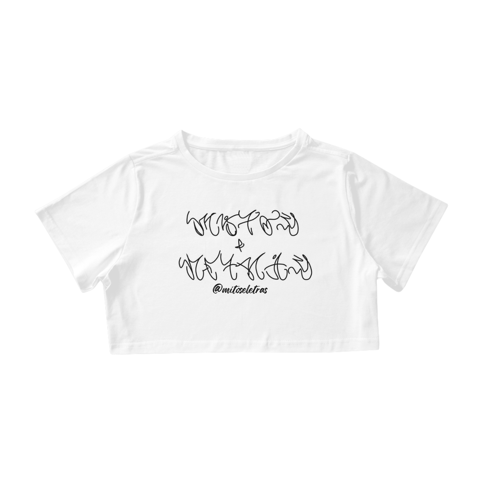 CROPPED MITOS E LETRAS