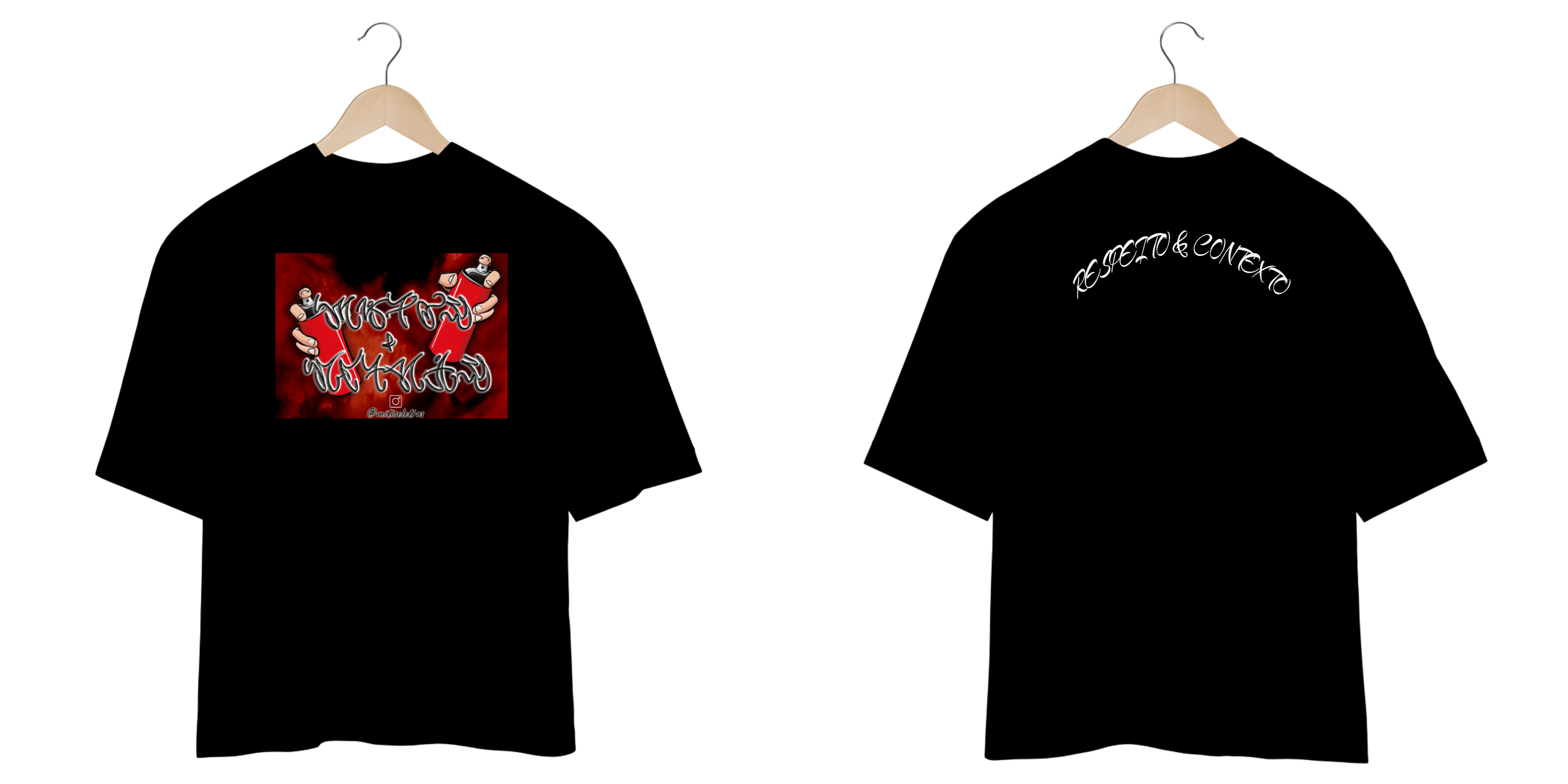 CAMISETA OVERSIZE MITOS SMOKE