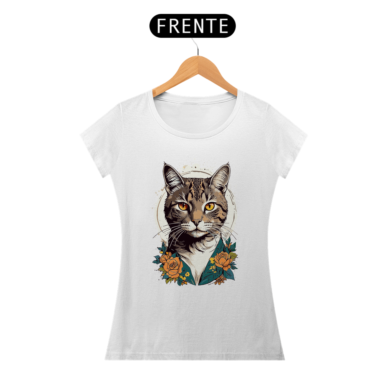 Camiseta Flower Cat