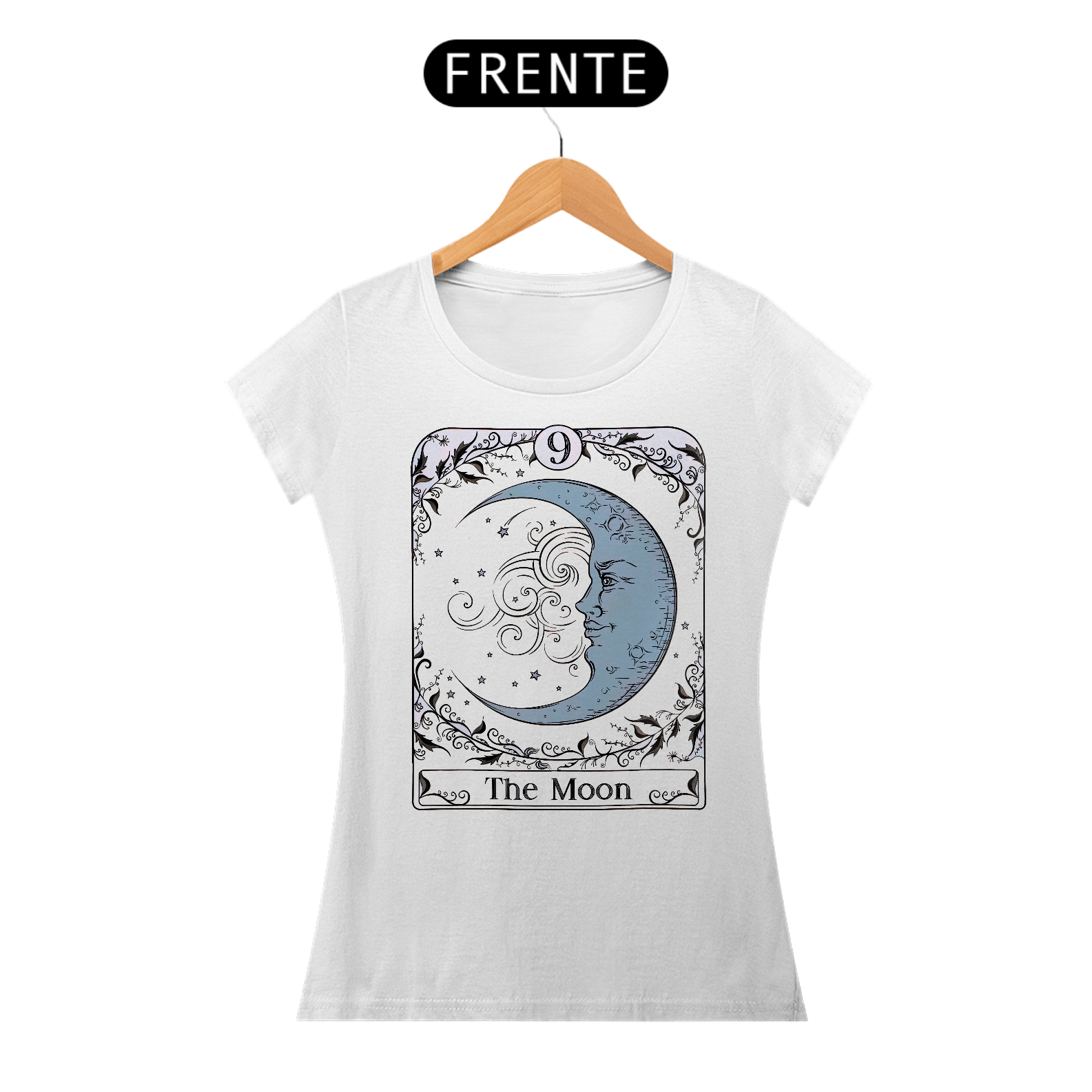 Camiseta baby Carta de Tarot - A LUA - BLLUA15