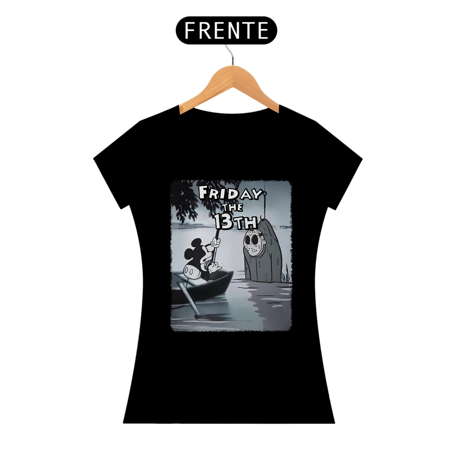 Camiseta baby look Mickey Sexta-feira 13 - BLMSF09