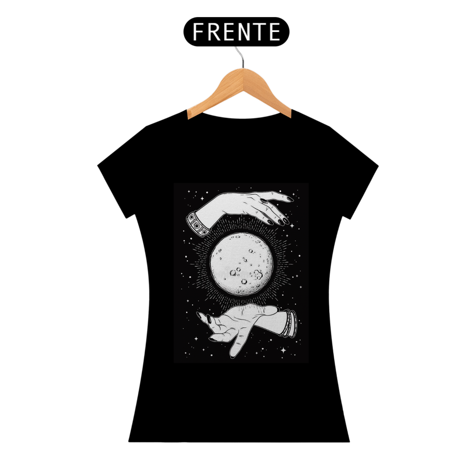 Camiseta Baby look Mística - A Cigana e a Lua - BLCL29