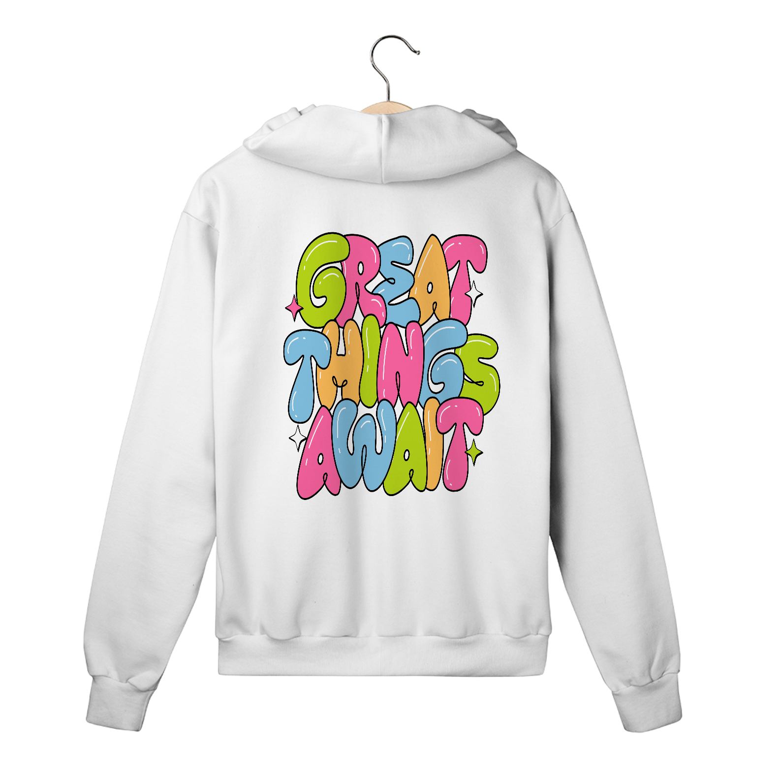 Moletom Com Zíper Estampado