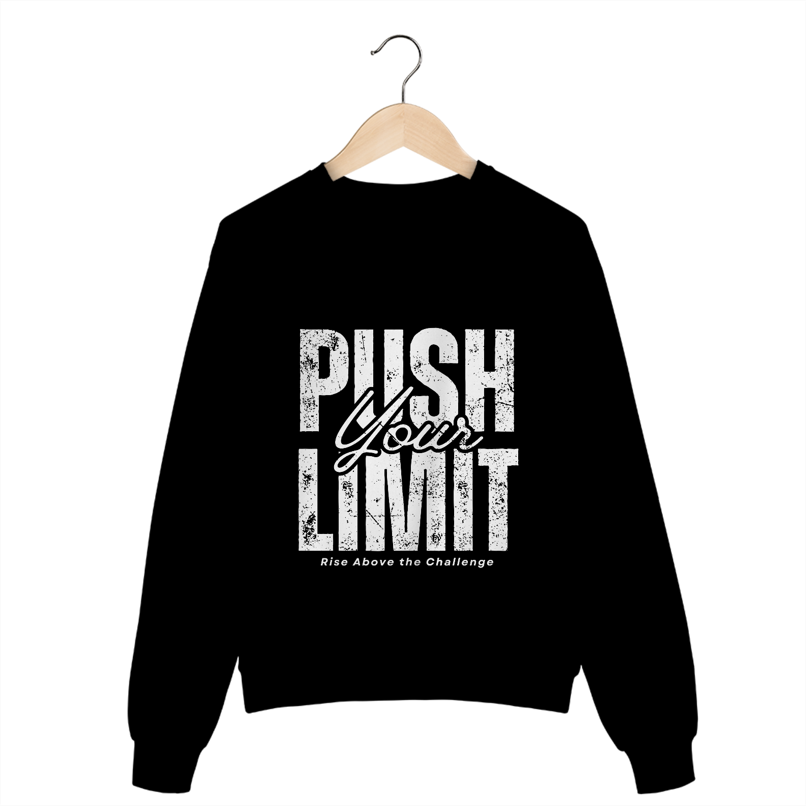 Moletom Fechado PUSH YOUR LIMIT Preto