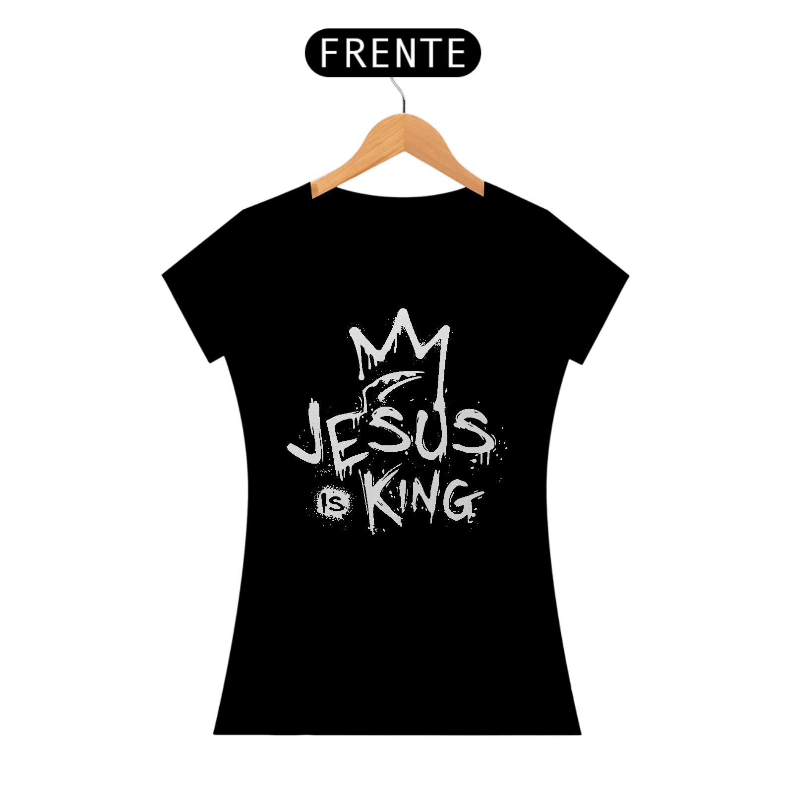 Camiseta Baby Long - Jesus Is King