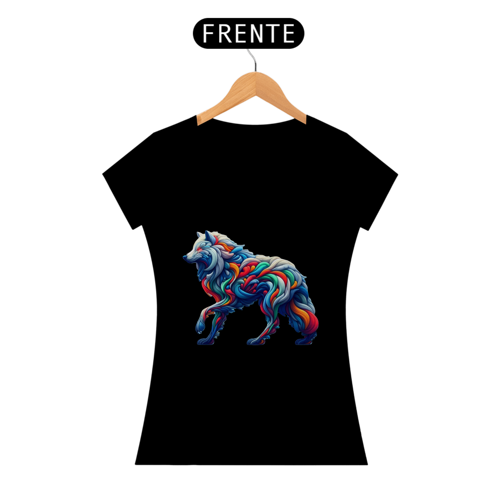 Wolf colorido