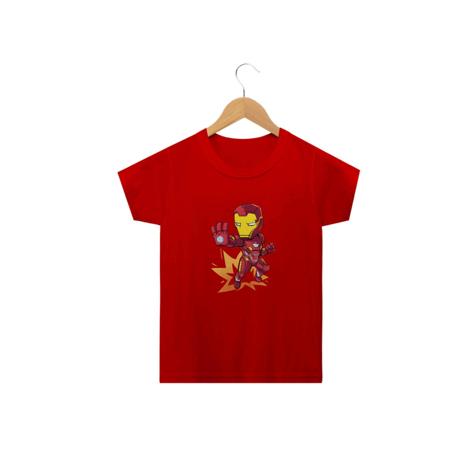Camiseta Infantil - Homem de Ferro