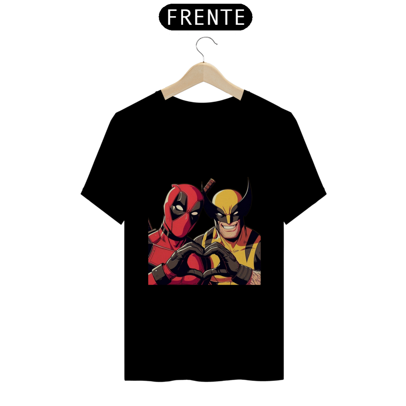 CAMISA WOLVERINE E DEADPOOL 