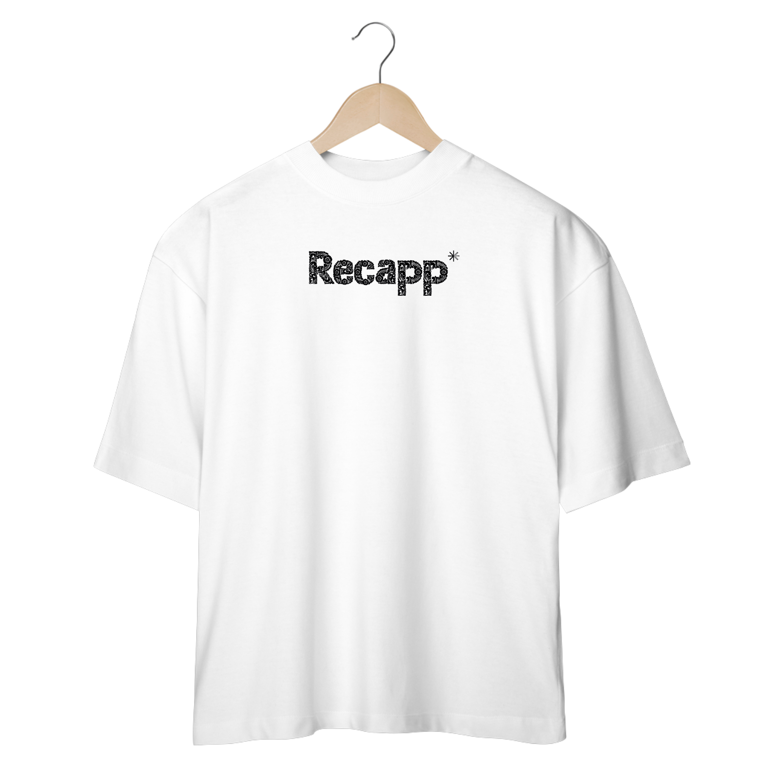 Oversized Floral (estampa preta)