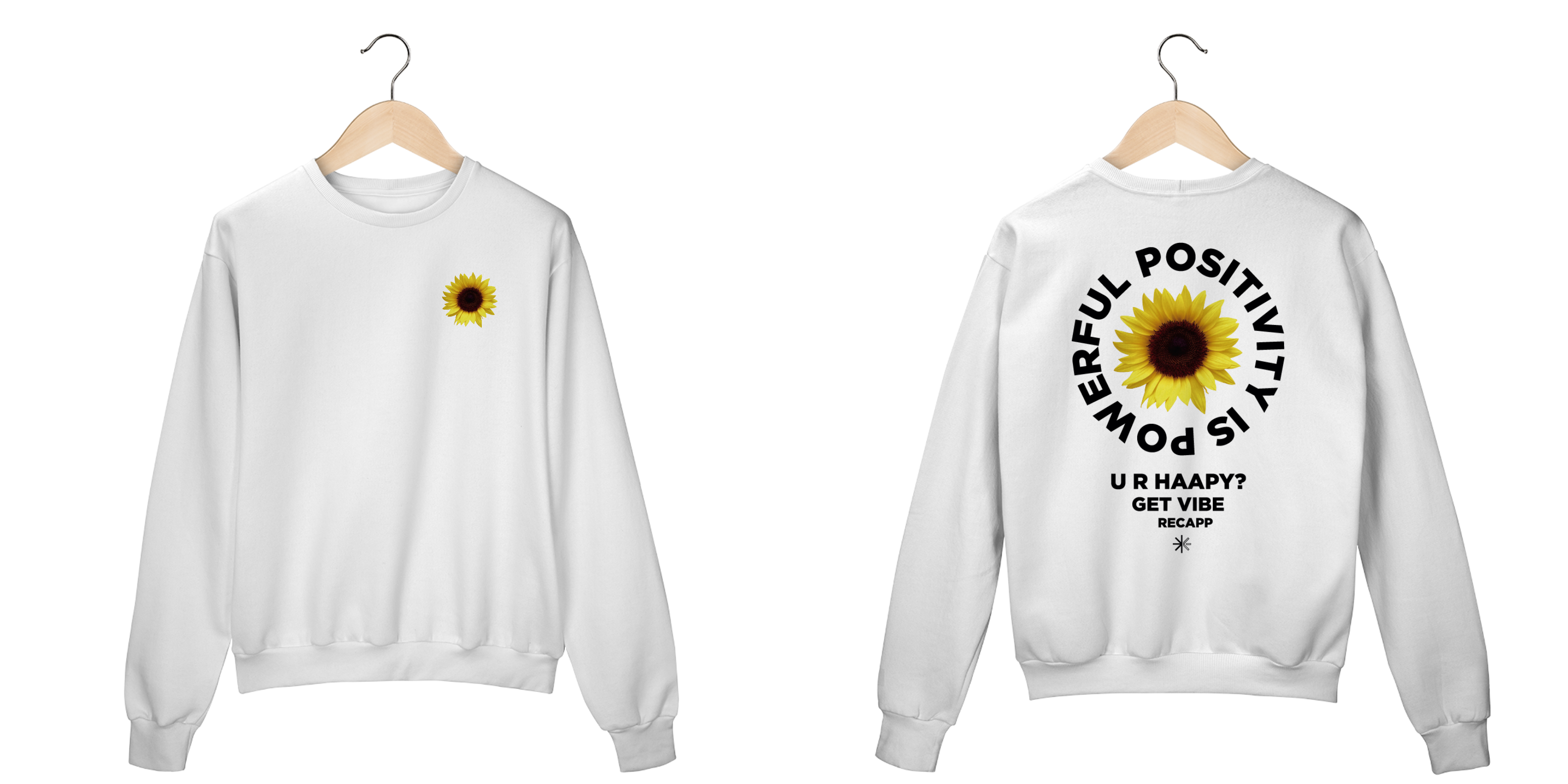 Moletom Get Vibes (escrita preta)