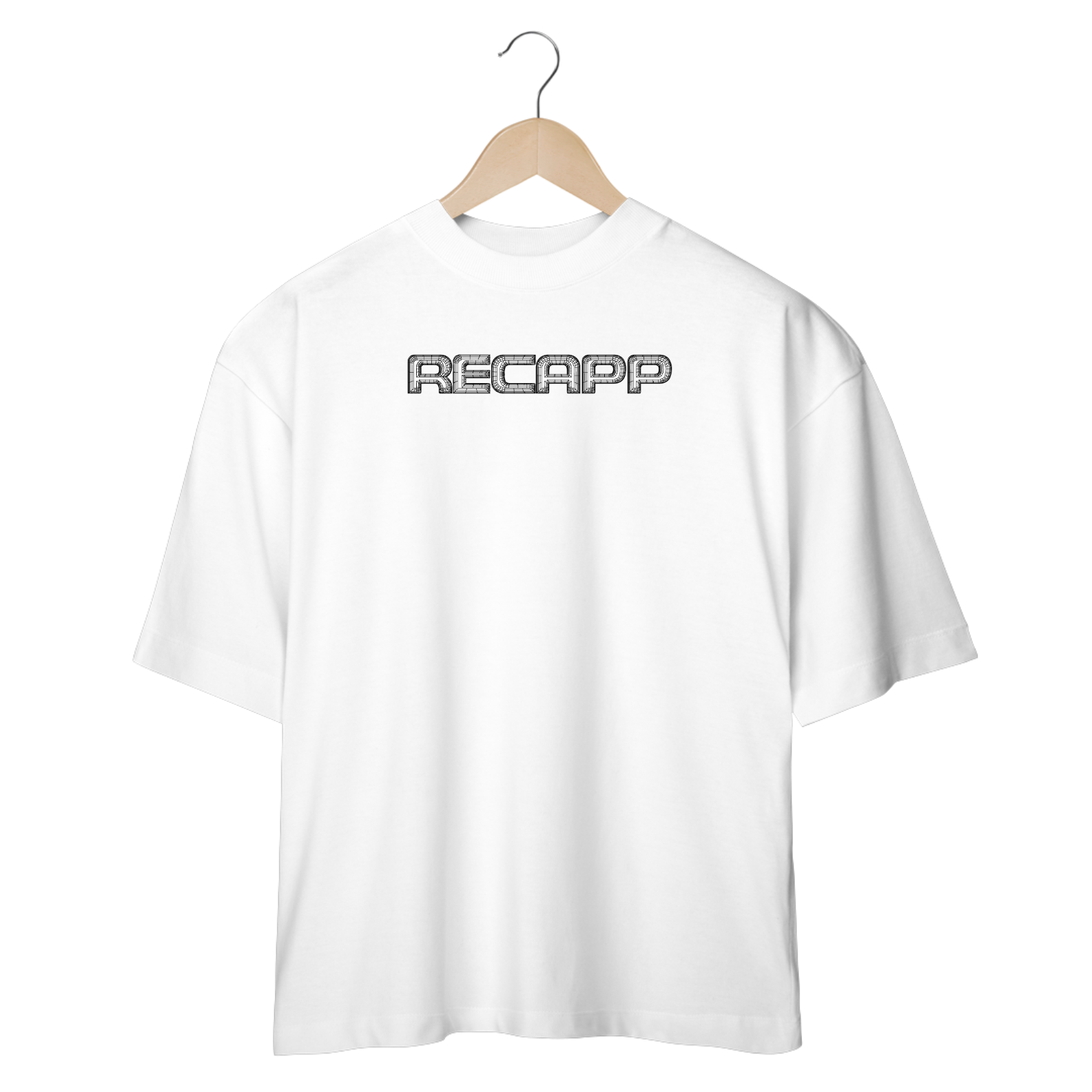 Oversized 3D (estampa preta)