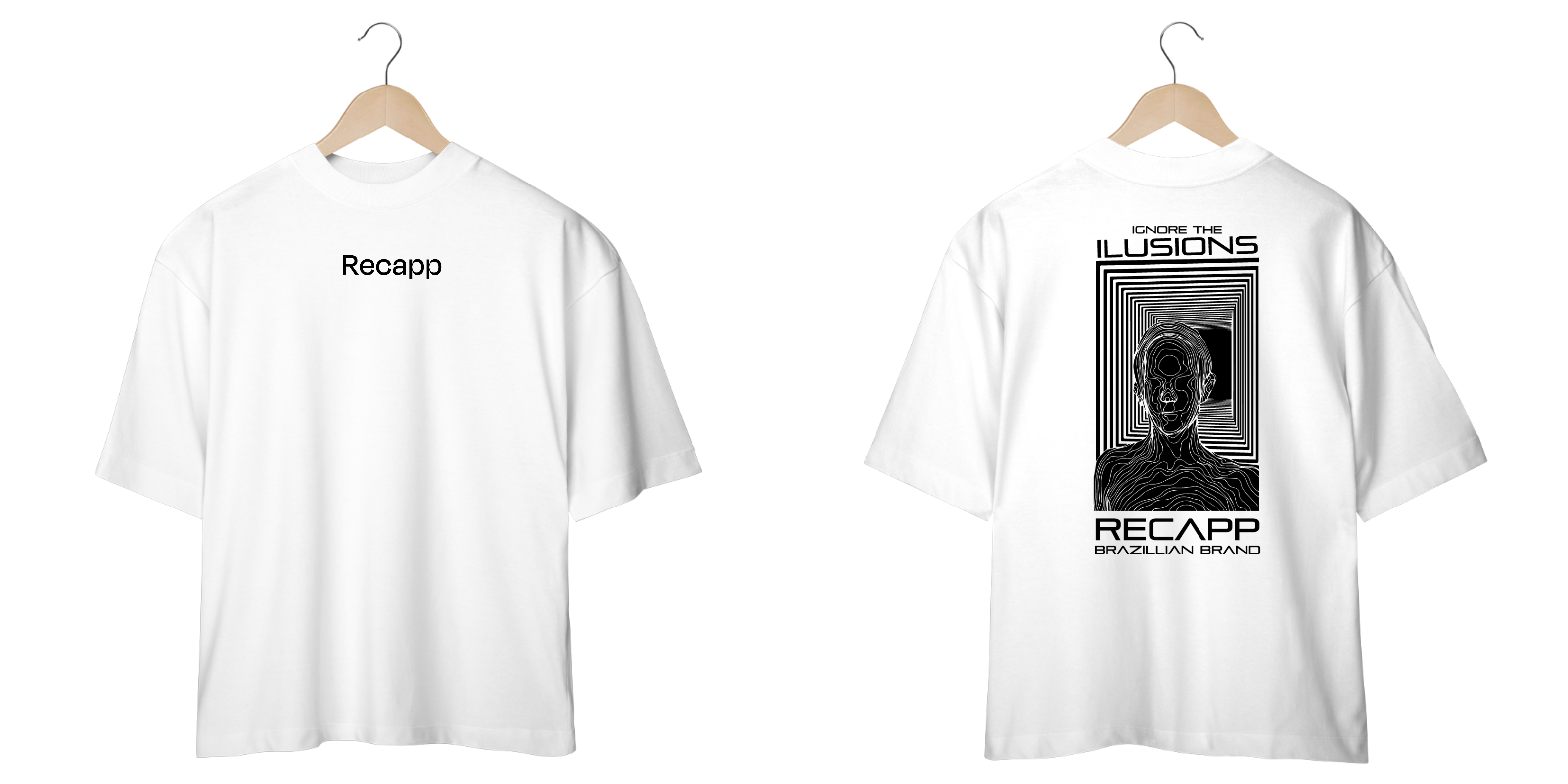 Oversized Ilusions (estampa preta)