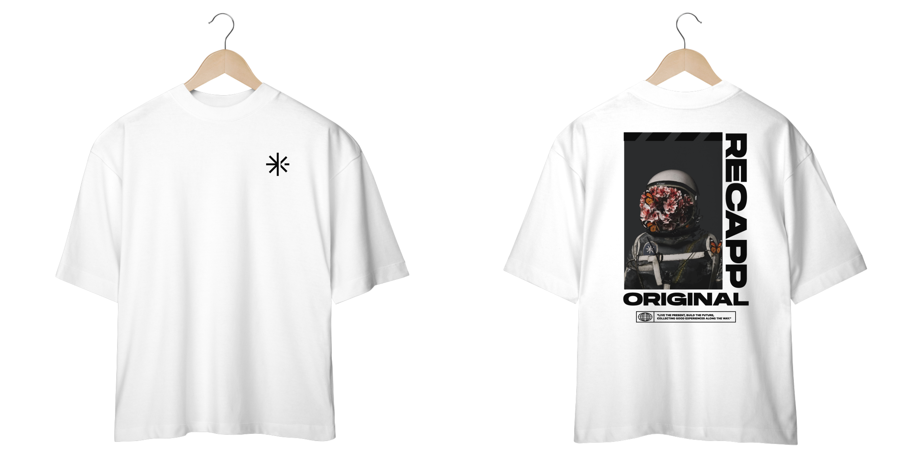 Oversized Space Flowers (estampa preta)