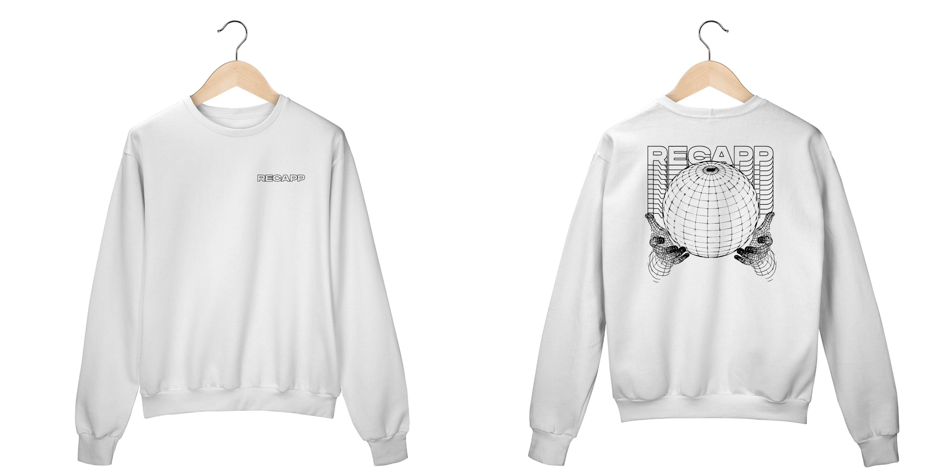 Moletom World (estampa preta)