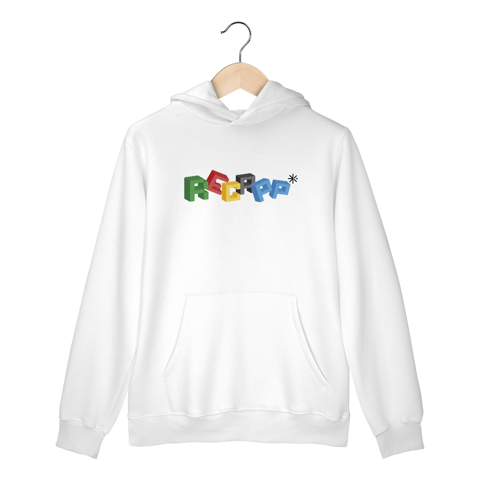 Moletom Canguru Lego (logo preto)