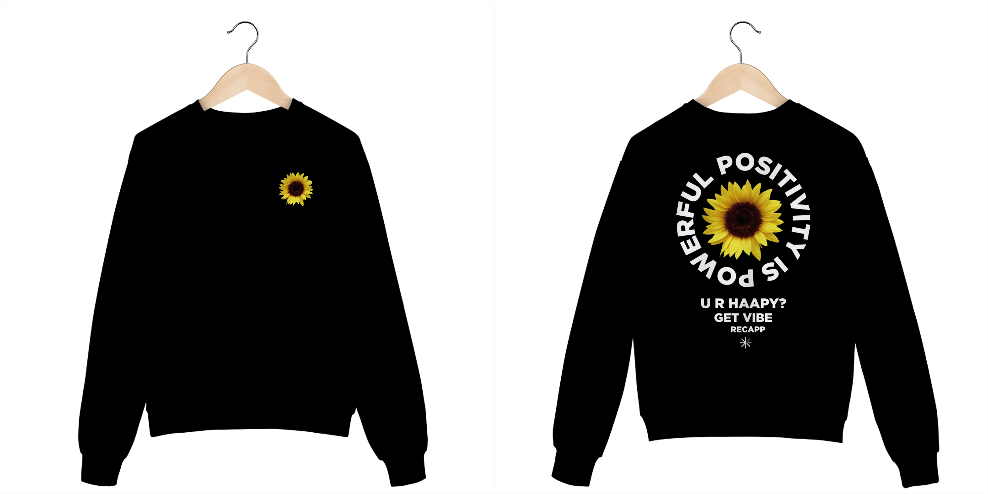 Moletom Get Vibes (escrita branca)