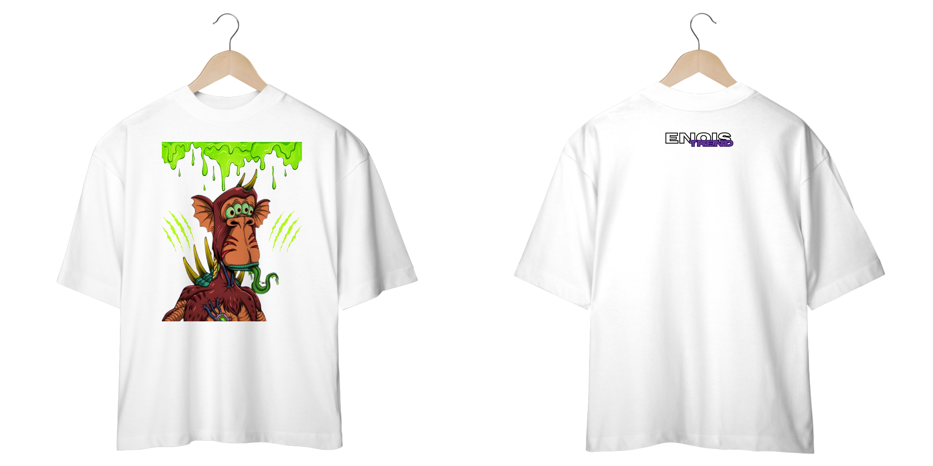 Camiseta Oversized EnoisTrend, NFTs 