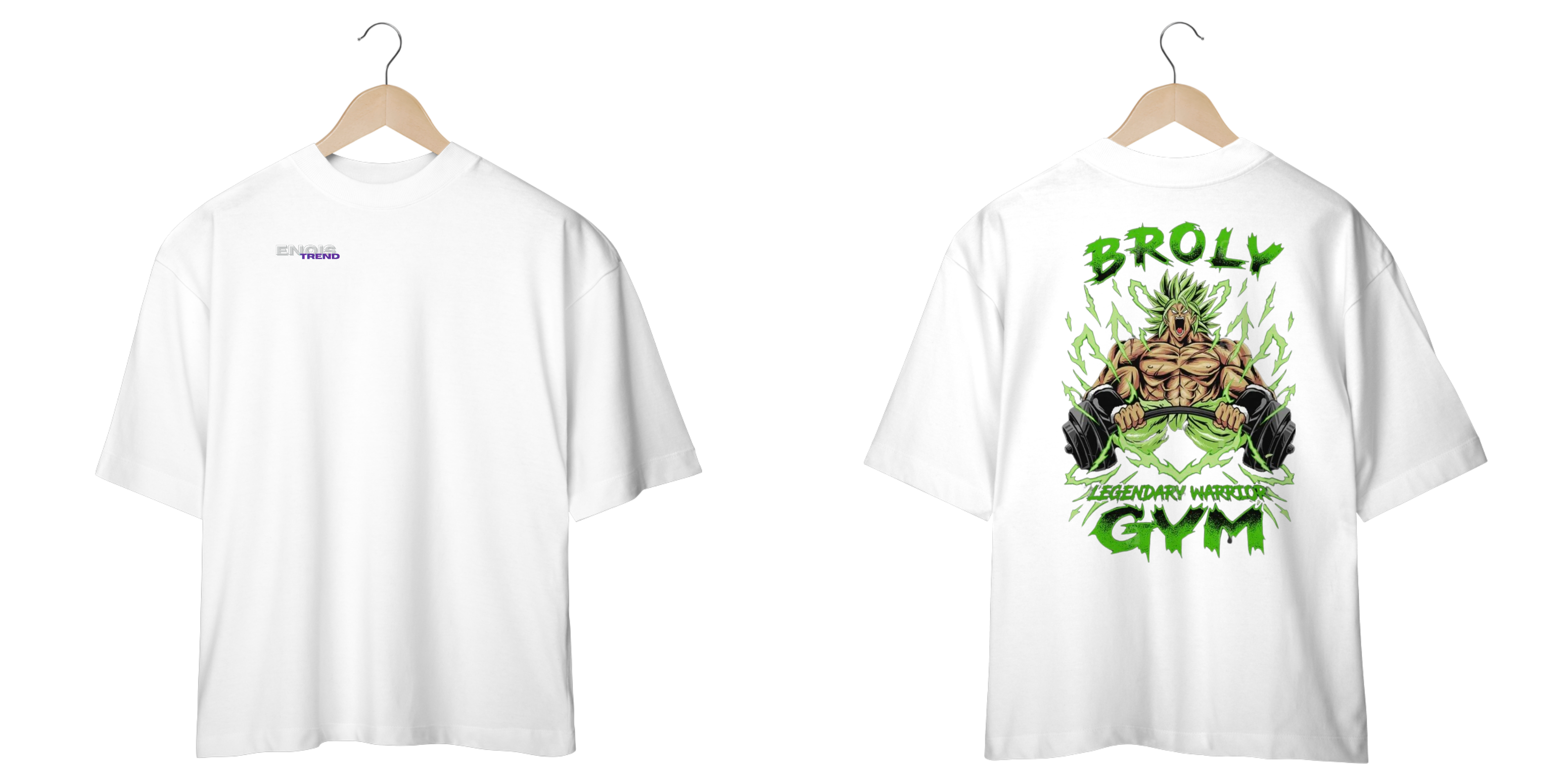 Camiseta Oversized ENOISTrend, Broly | Dragon Ball