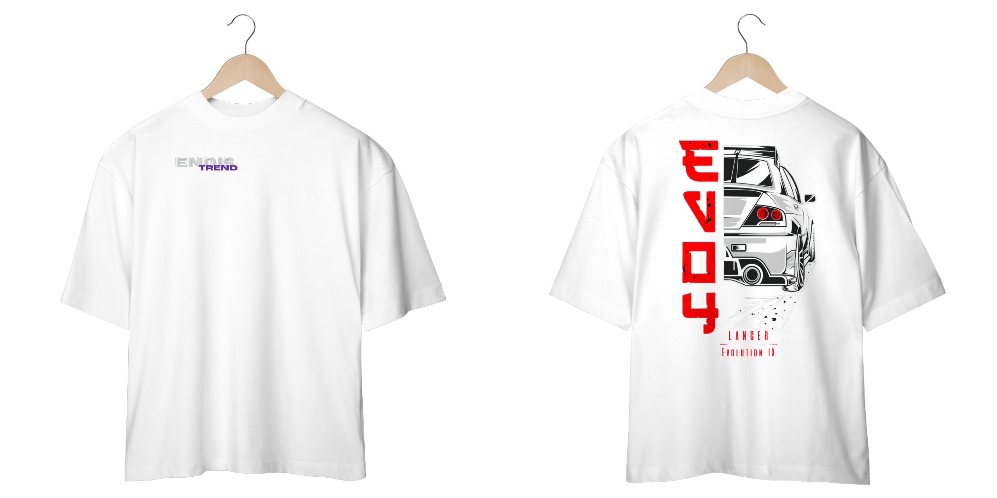 Camiseta Oversized EnoisTrend, Evolution 