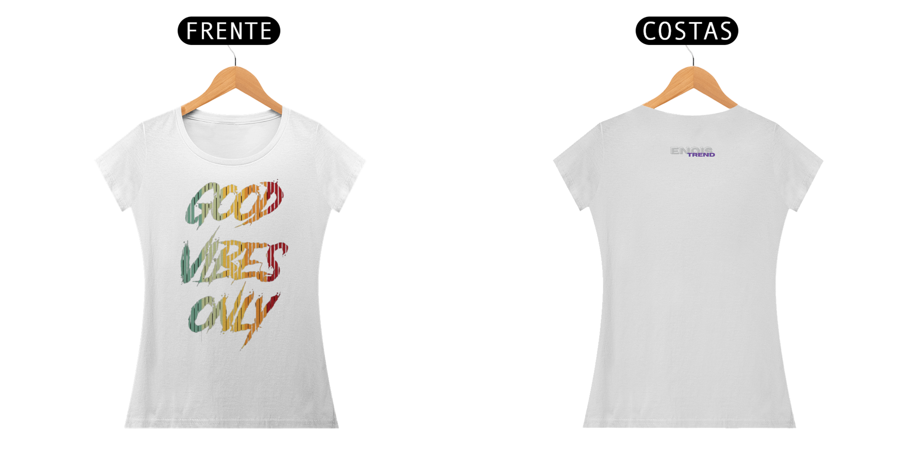 Camisa Baby Long Classic, EnoisTrend, Good Vibes