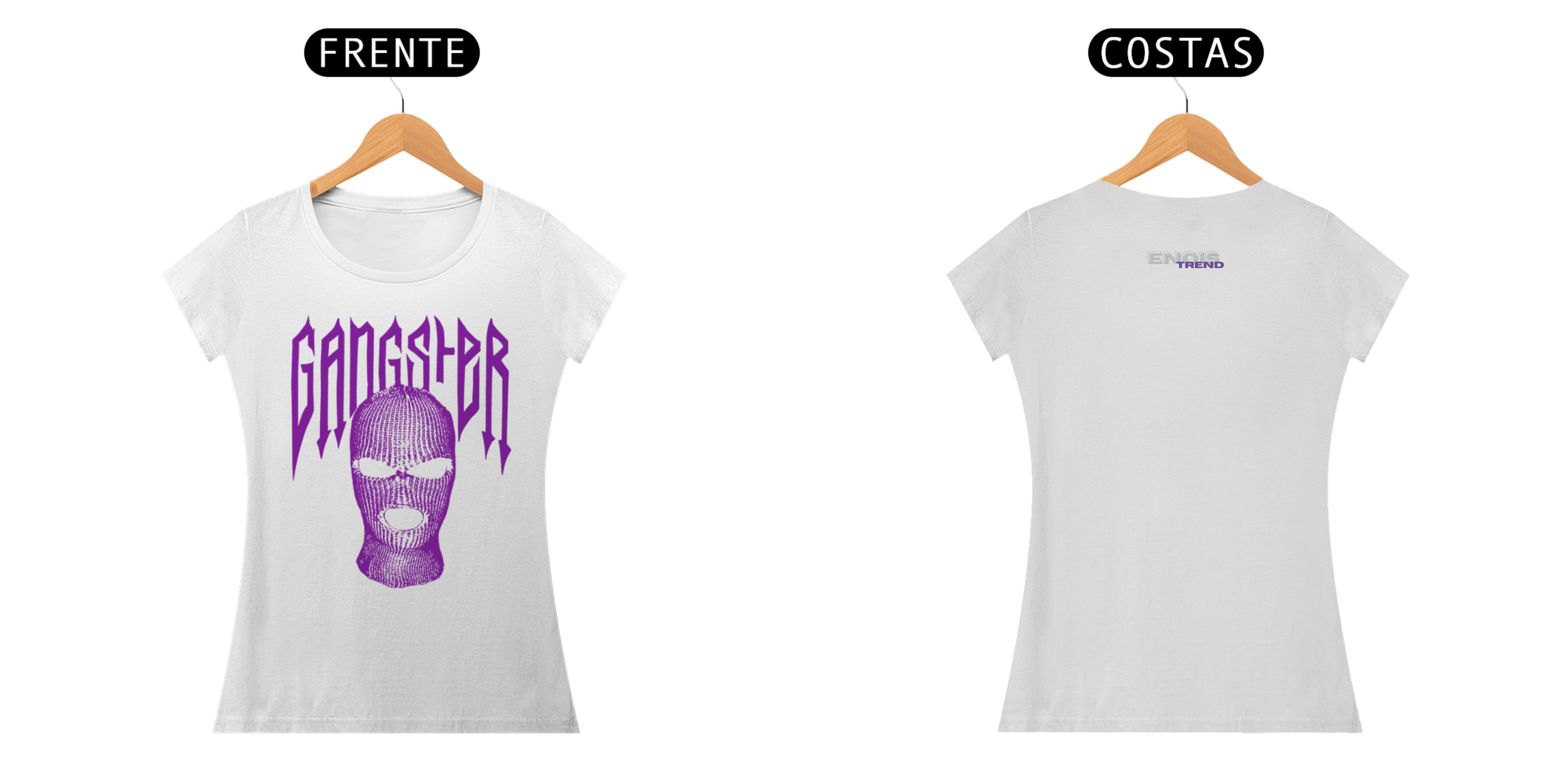 Camisa Baby Long Classic, EnoisTrend,  Gangster