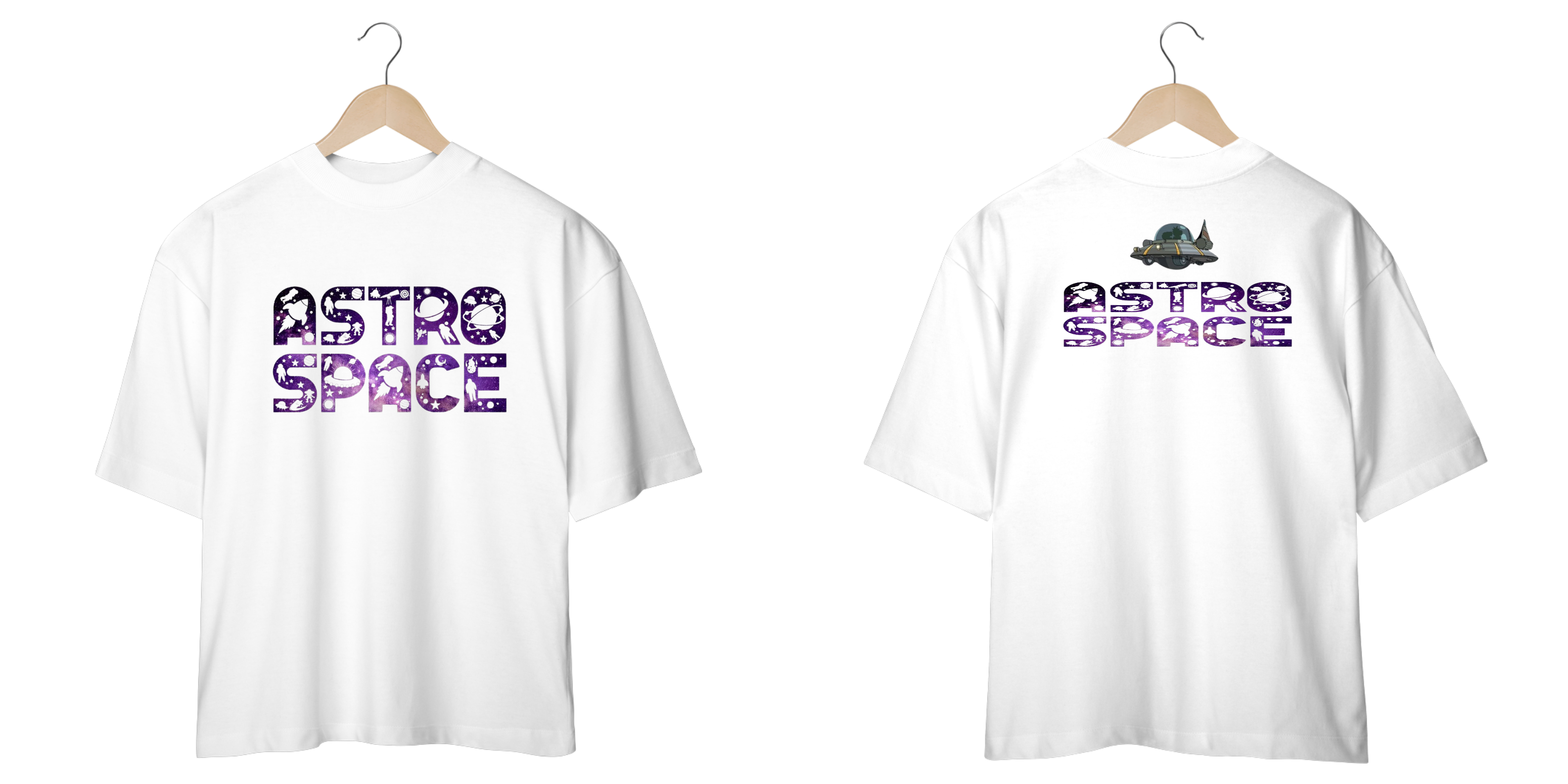 Camisa Oversized Vintage AstroSpace