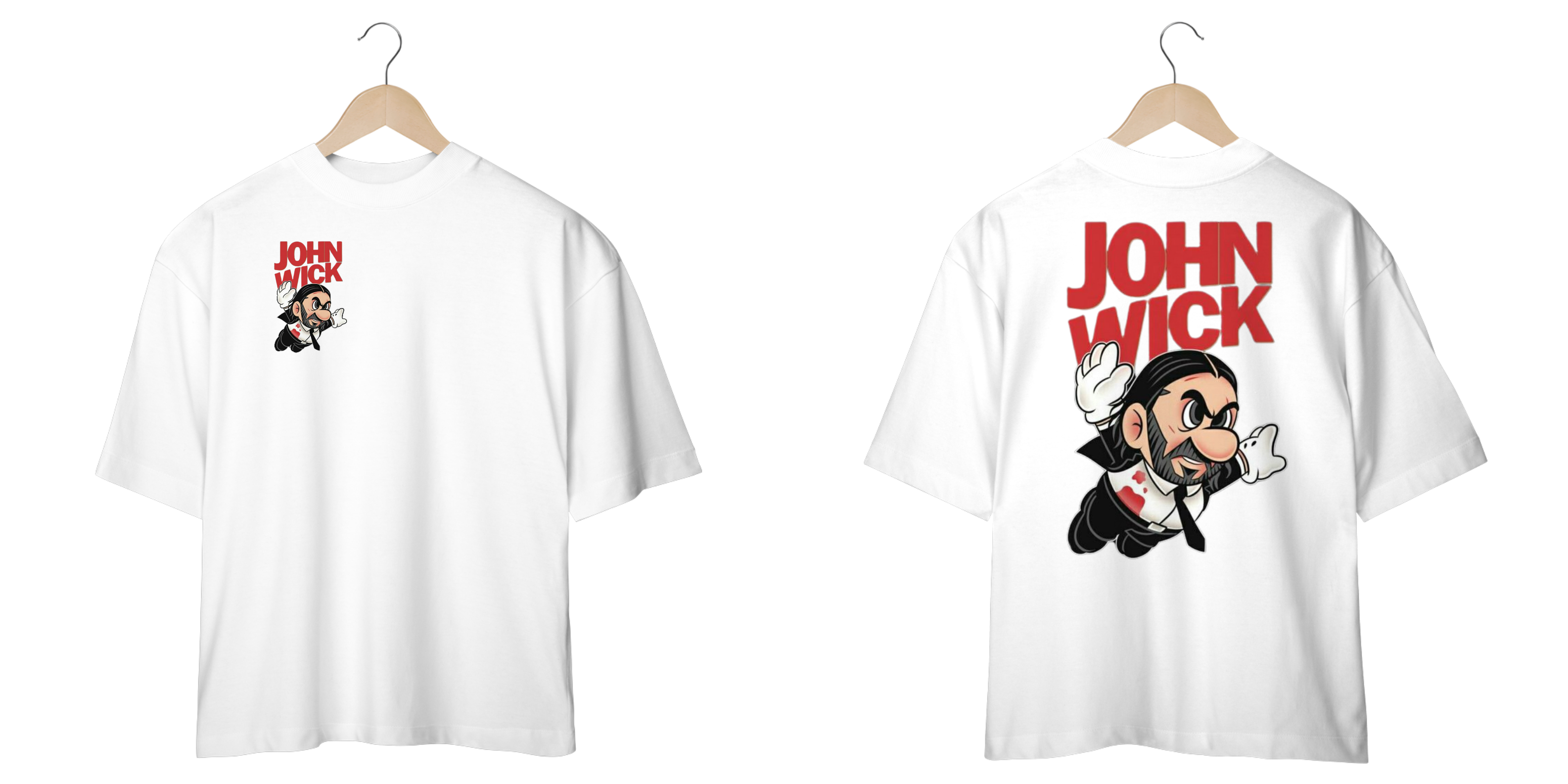 Camisa Oversized Vintage Jhon wick