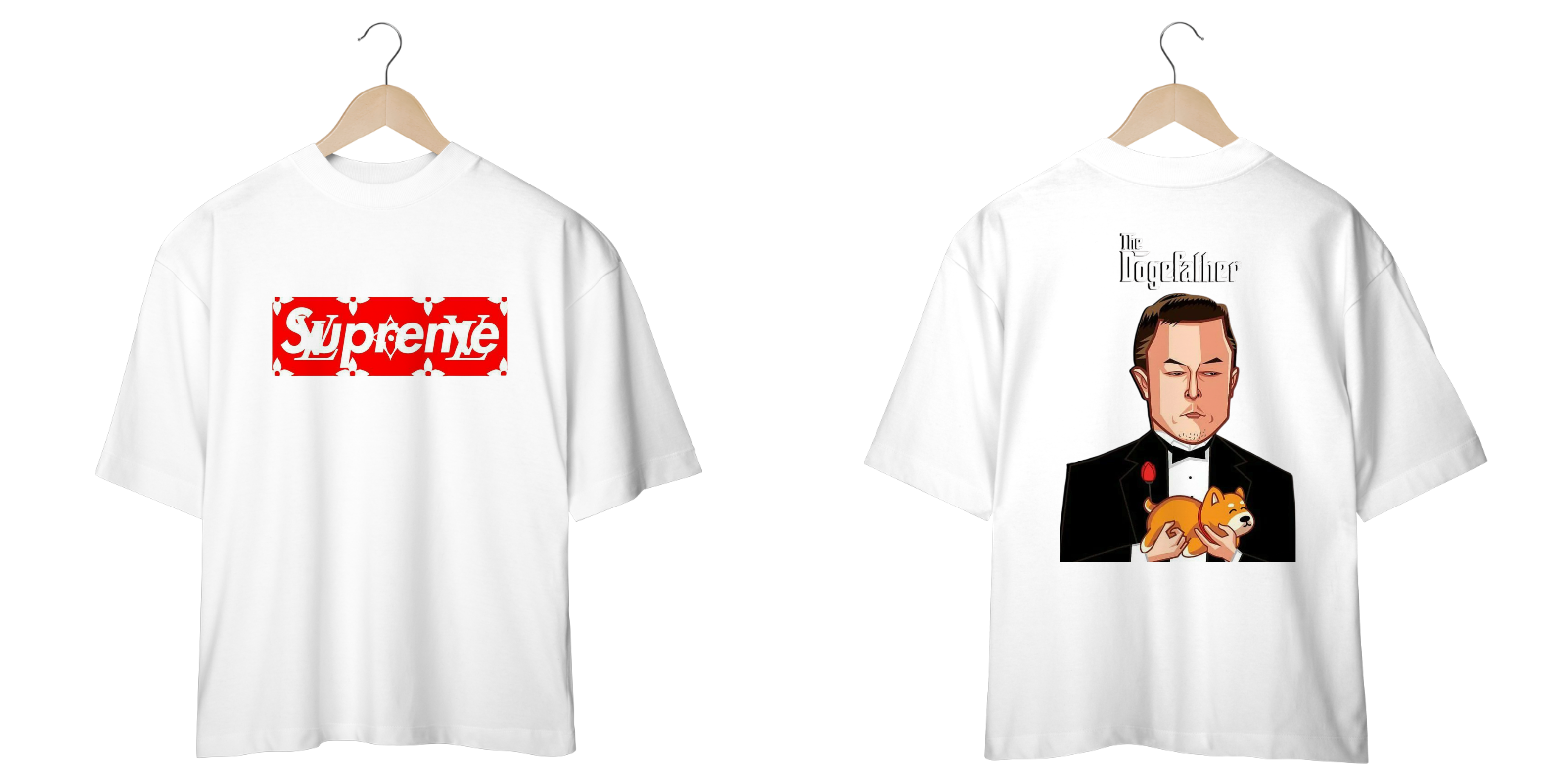 Camisa Oversized Vintage SUPREME Elon Musk