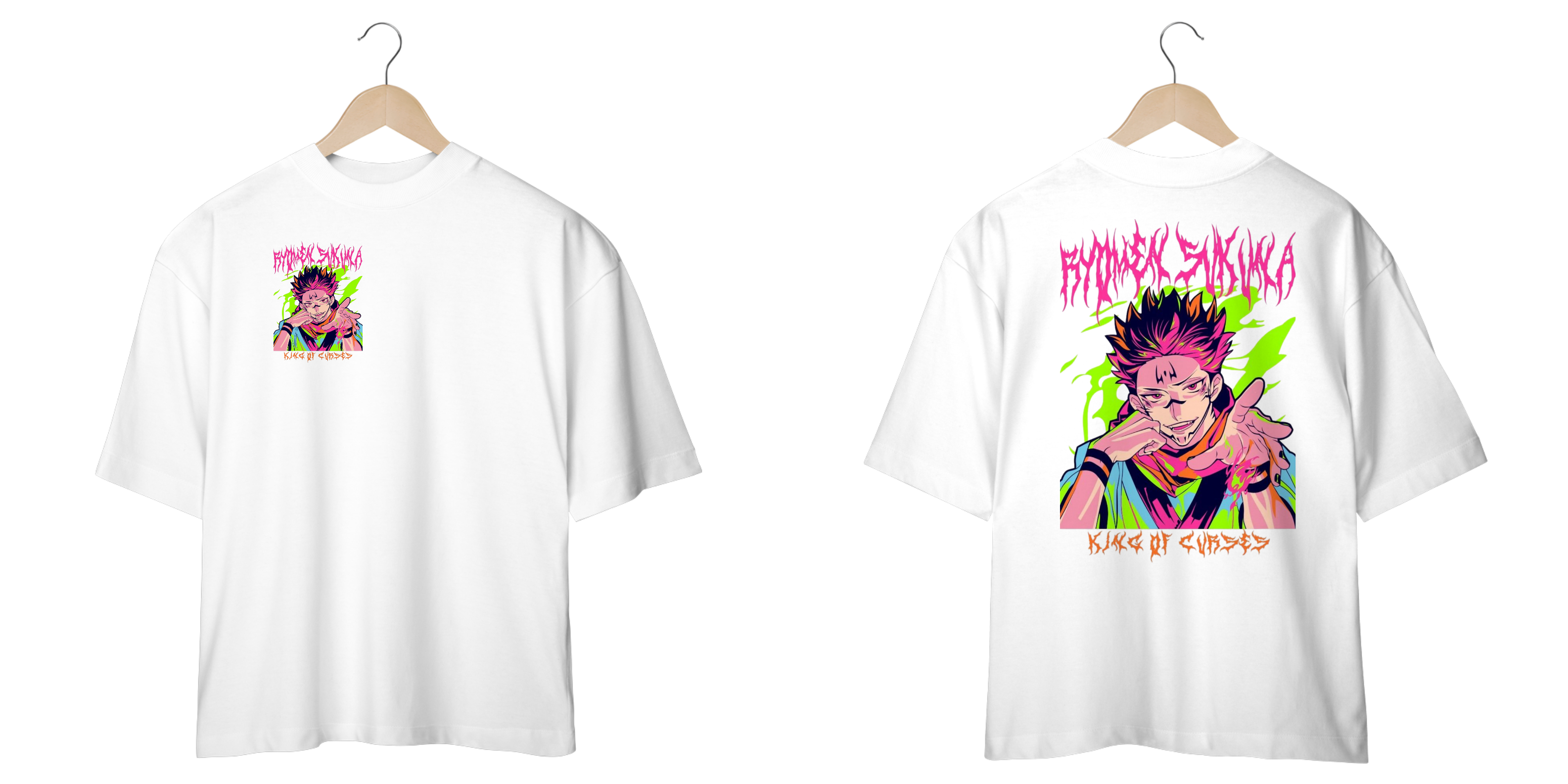 Camisa Oversized Vintage Jujutsu Kaisen