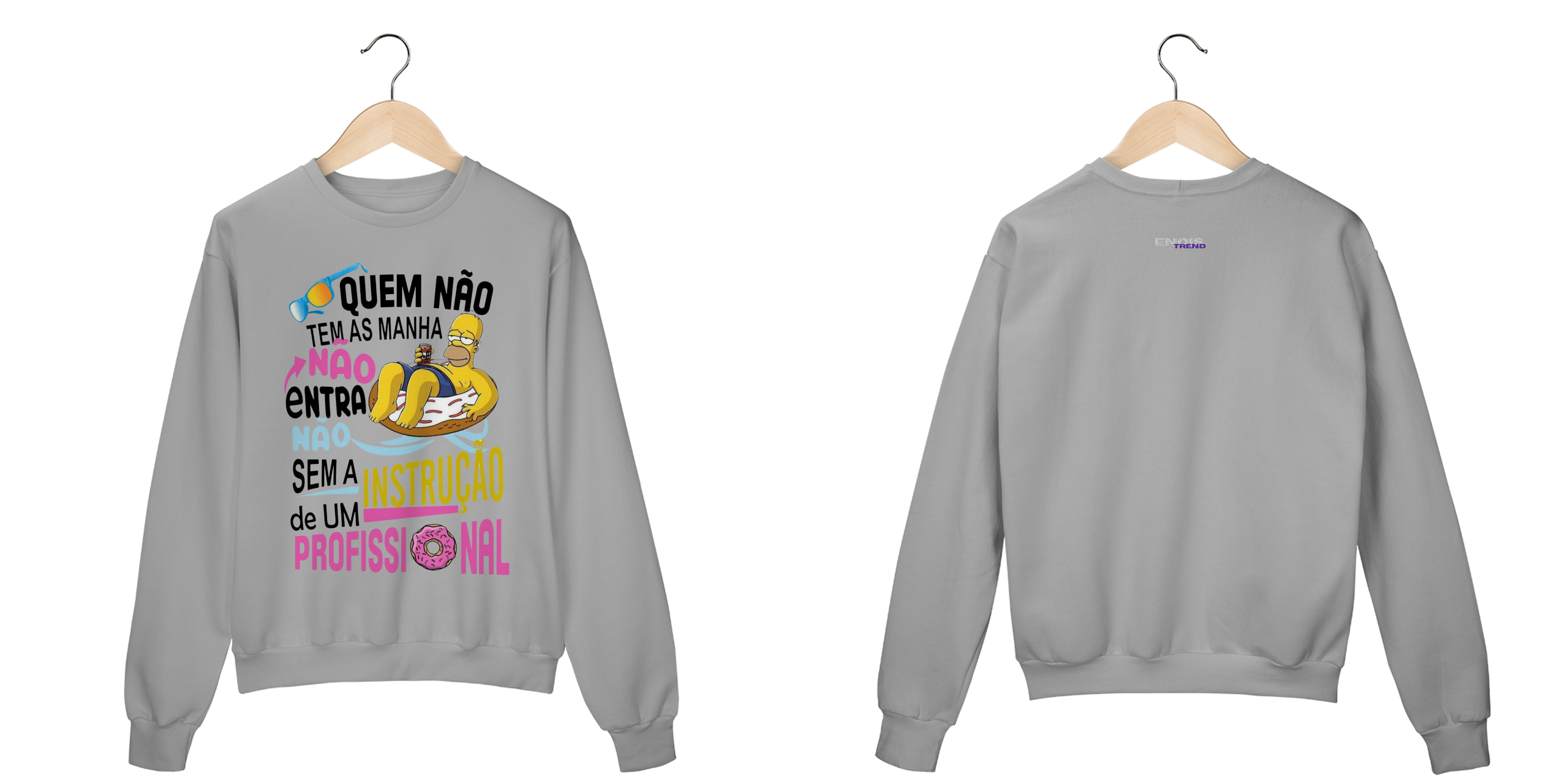 Moletom Fechado EnoisTrend, Simpsons