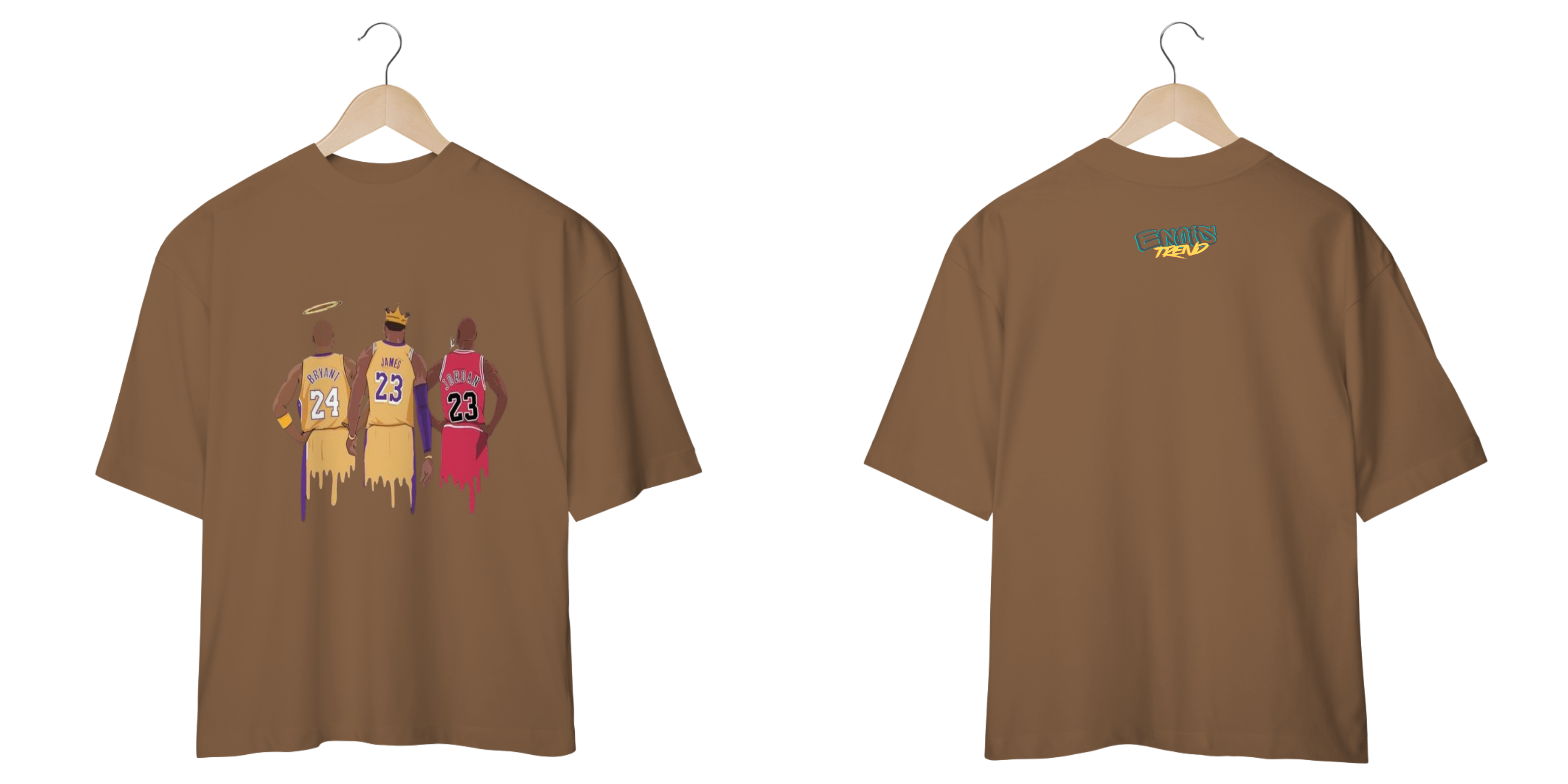 Camiseta Oversized ENOISTrend, Lakers