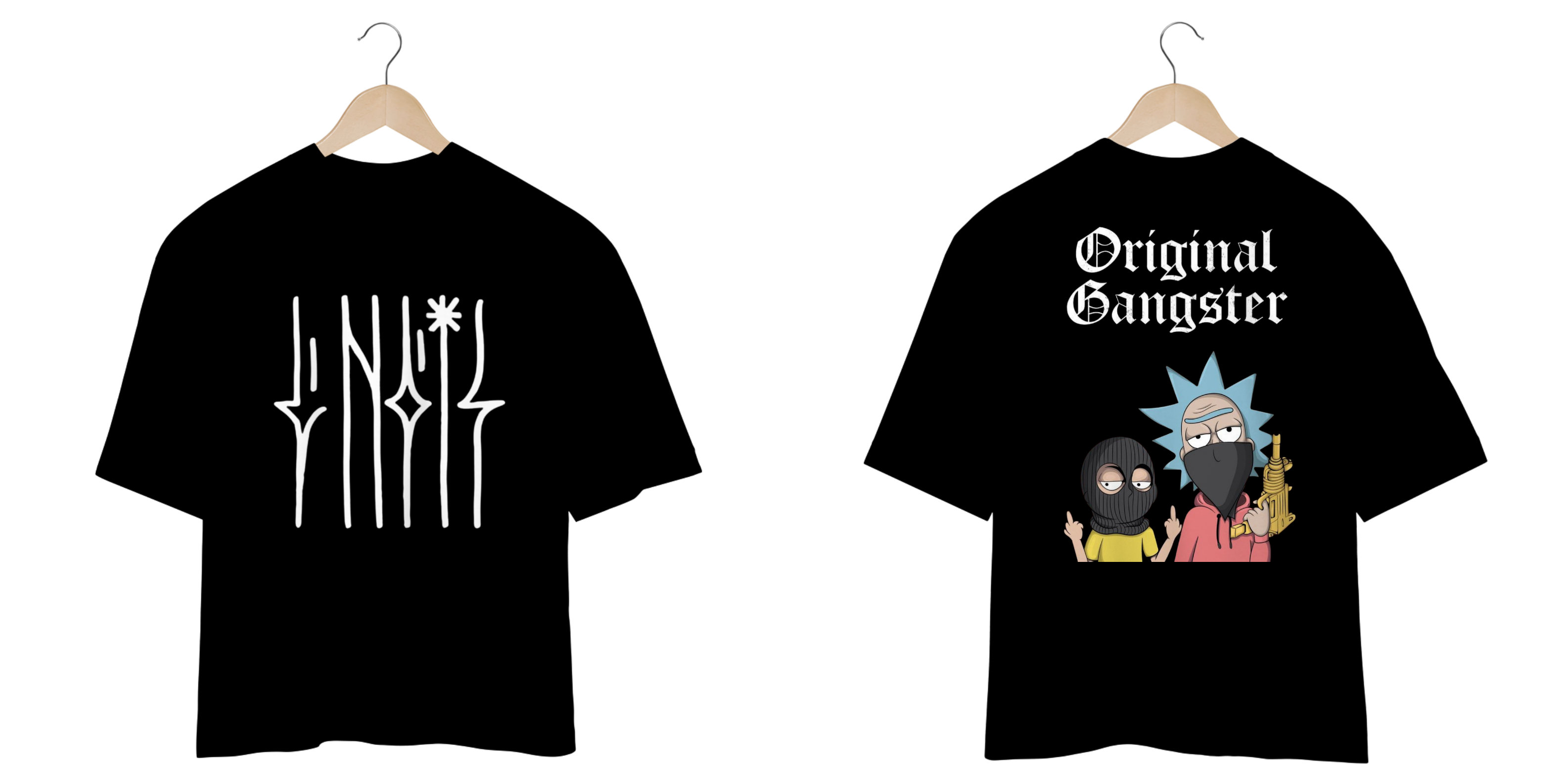 Nome do produto: Camiseta Oversized Unisex Oficial Enois, Gangster