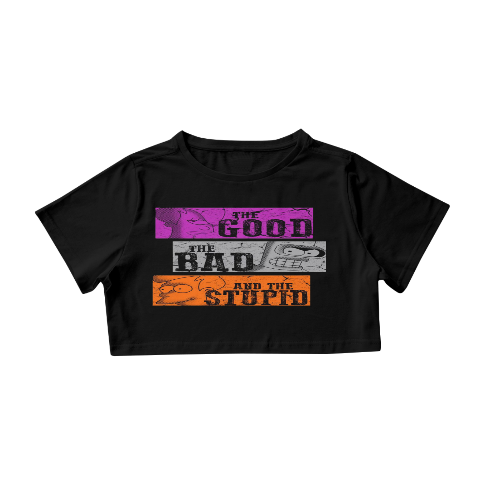 Camisa Cropped ENOIS Feminina Futurama