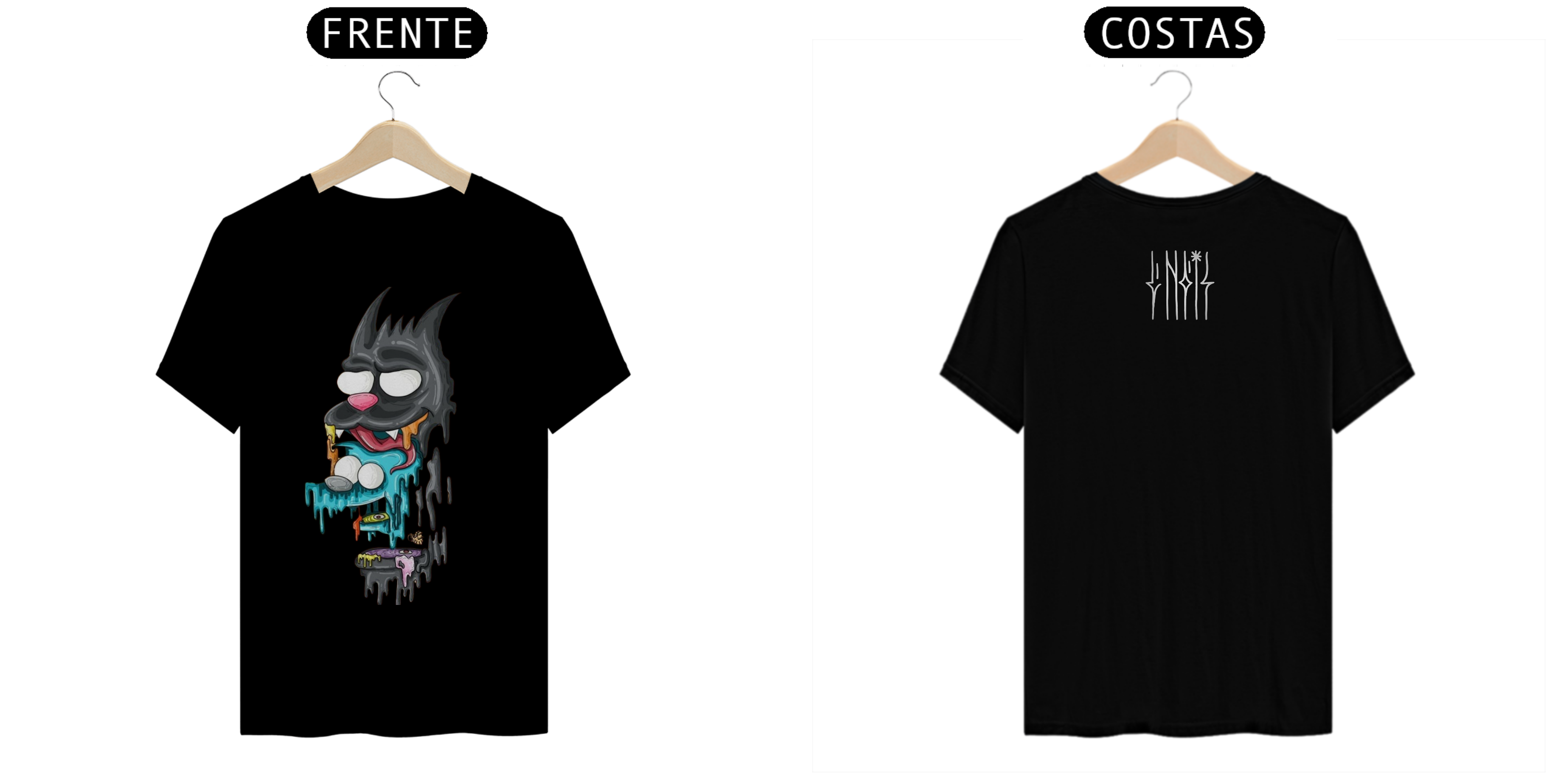 Camisa T-Shirt Prime Unisex ENOISTrend, Design Grafite 