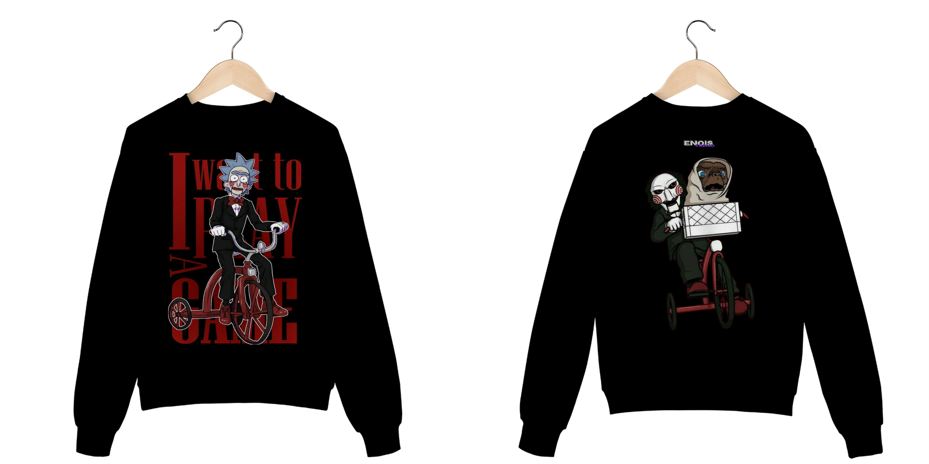 Moletom Fechado EnoisTrend, SAW Jogos Mortais