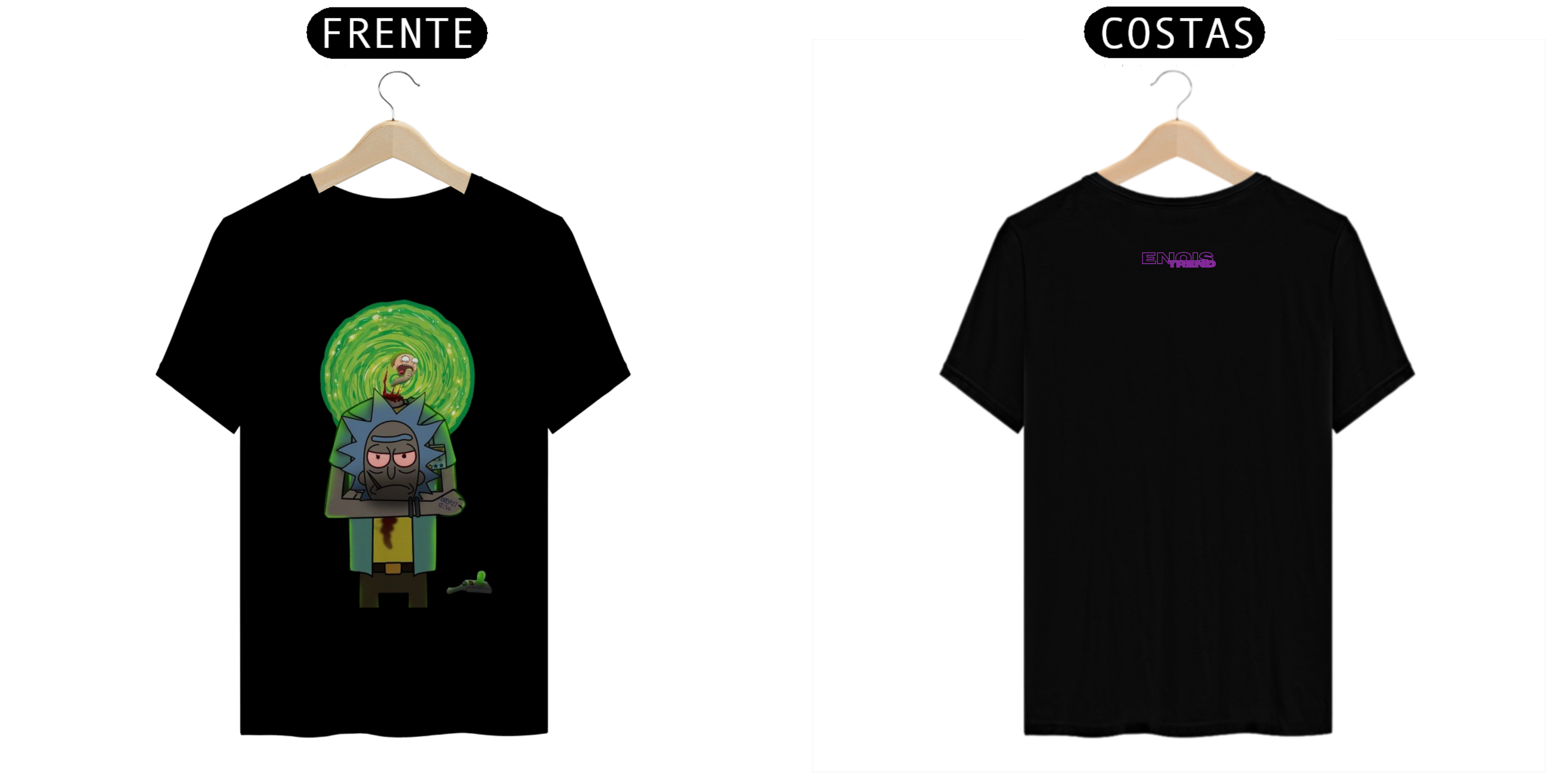 T-Shirt Prime Unisex EnoisTrend, Ricky and Morty