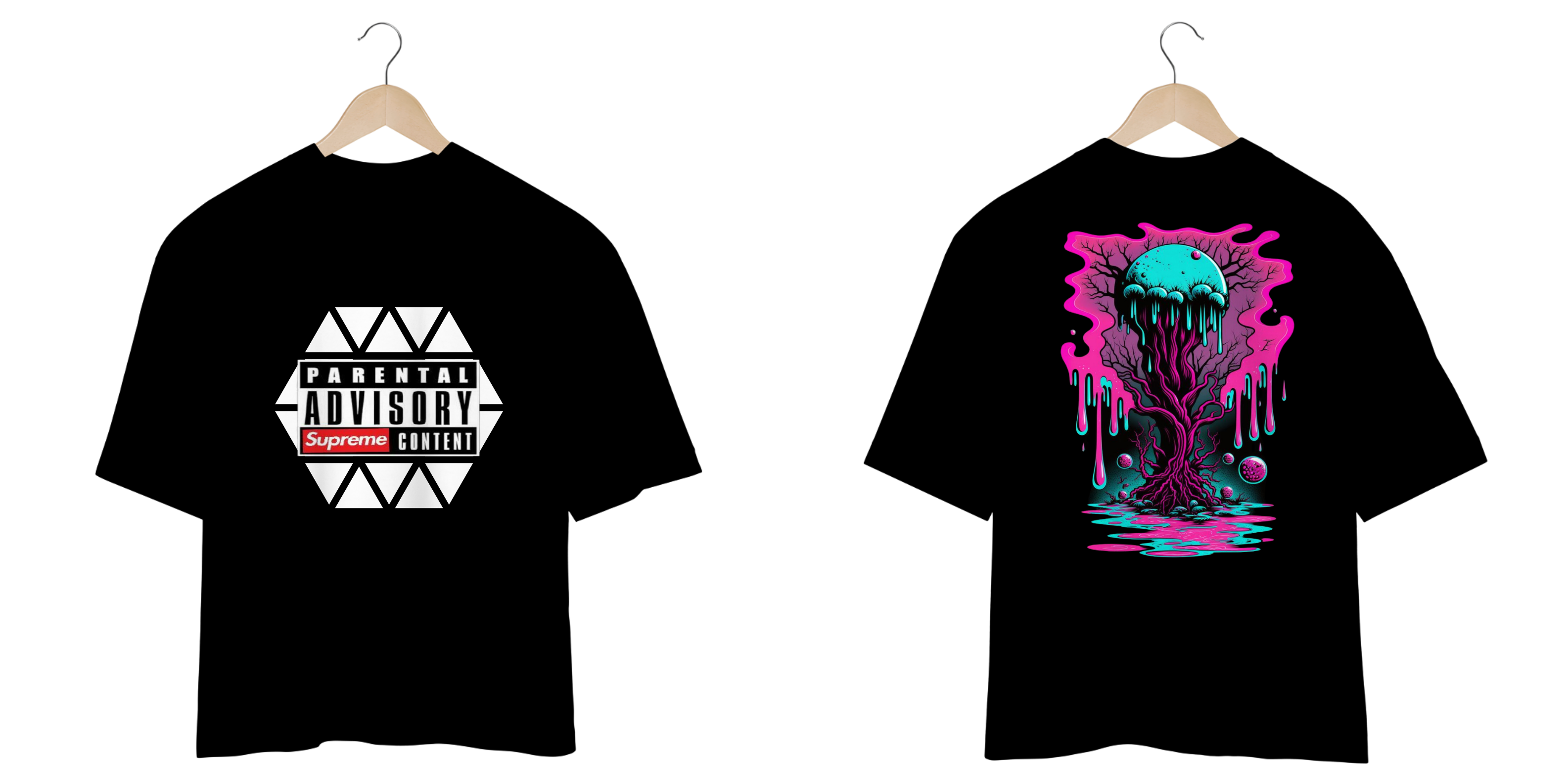 Camisa Oversized Vintage SUPREME Black