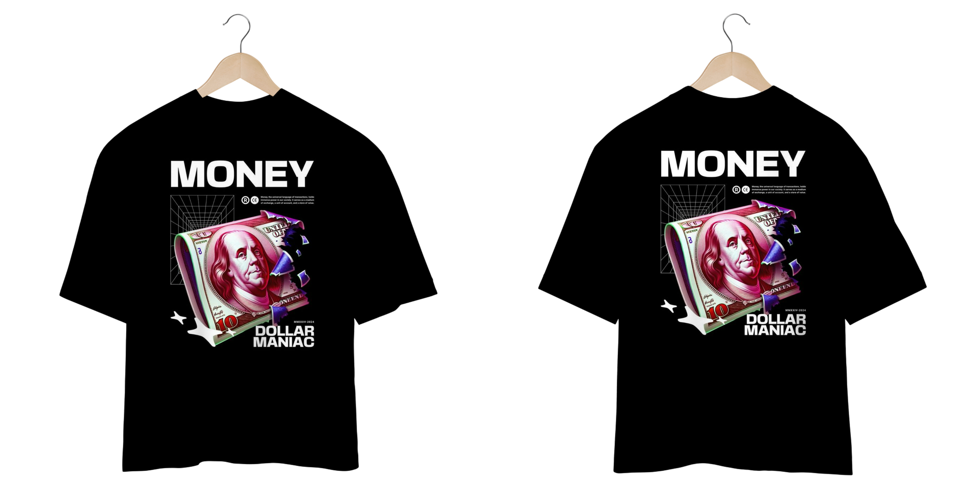 Camisa Oversized Vintage Money