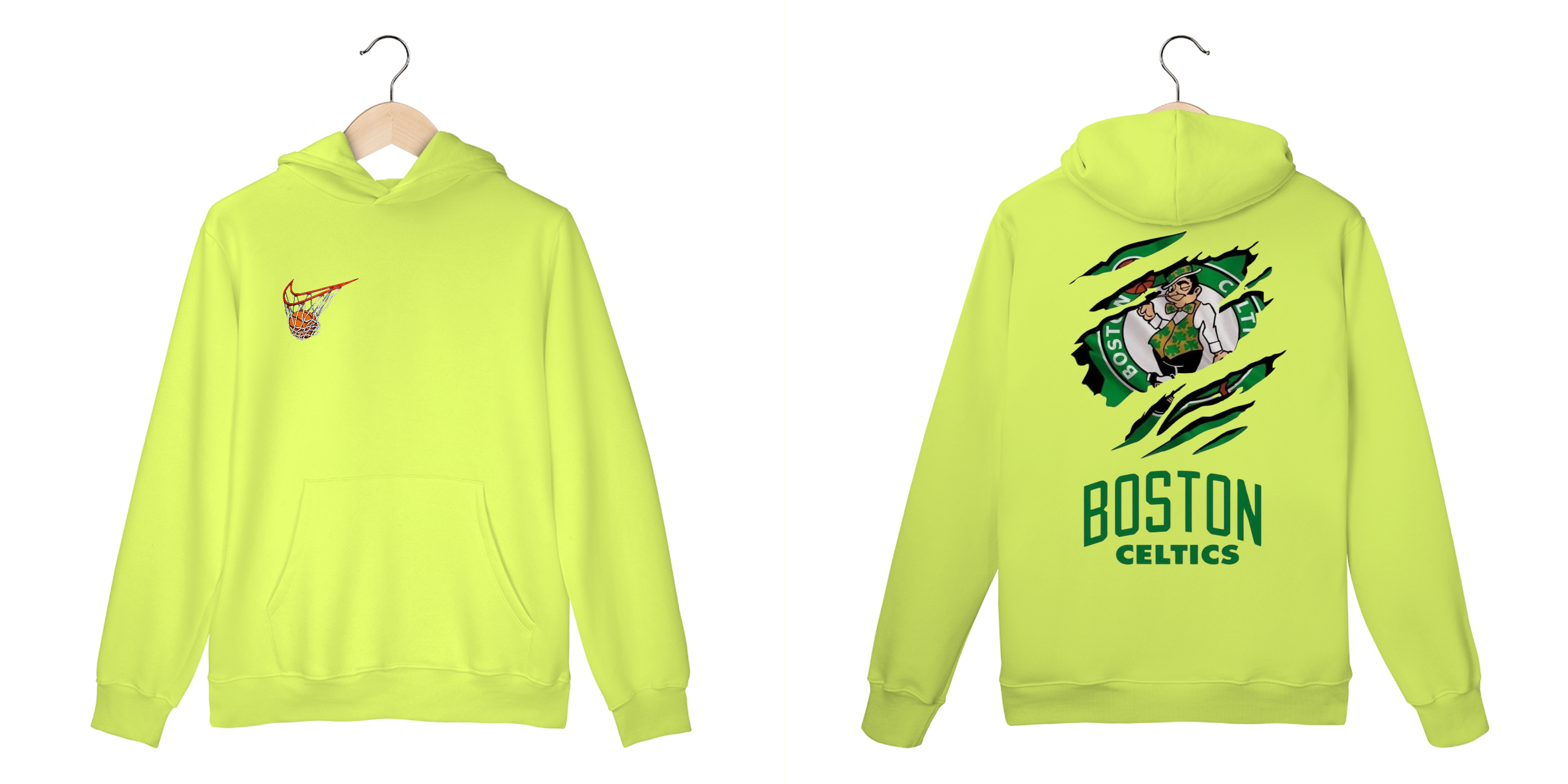 Moletom Canguru ENOISTrend, NBA Celtic Boston