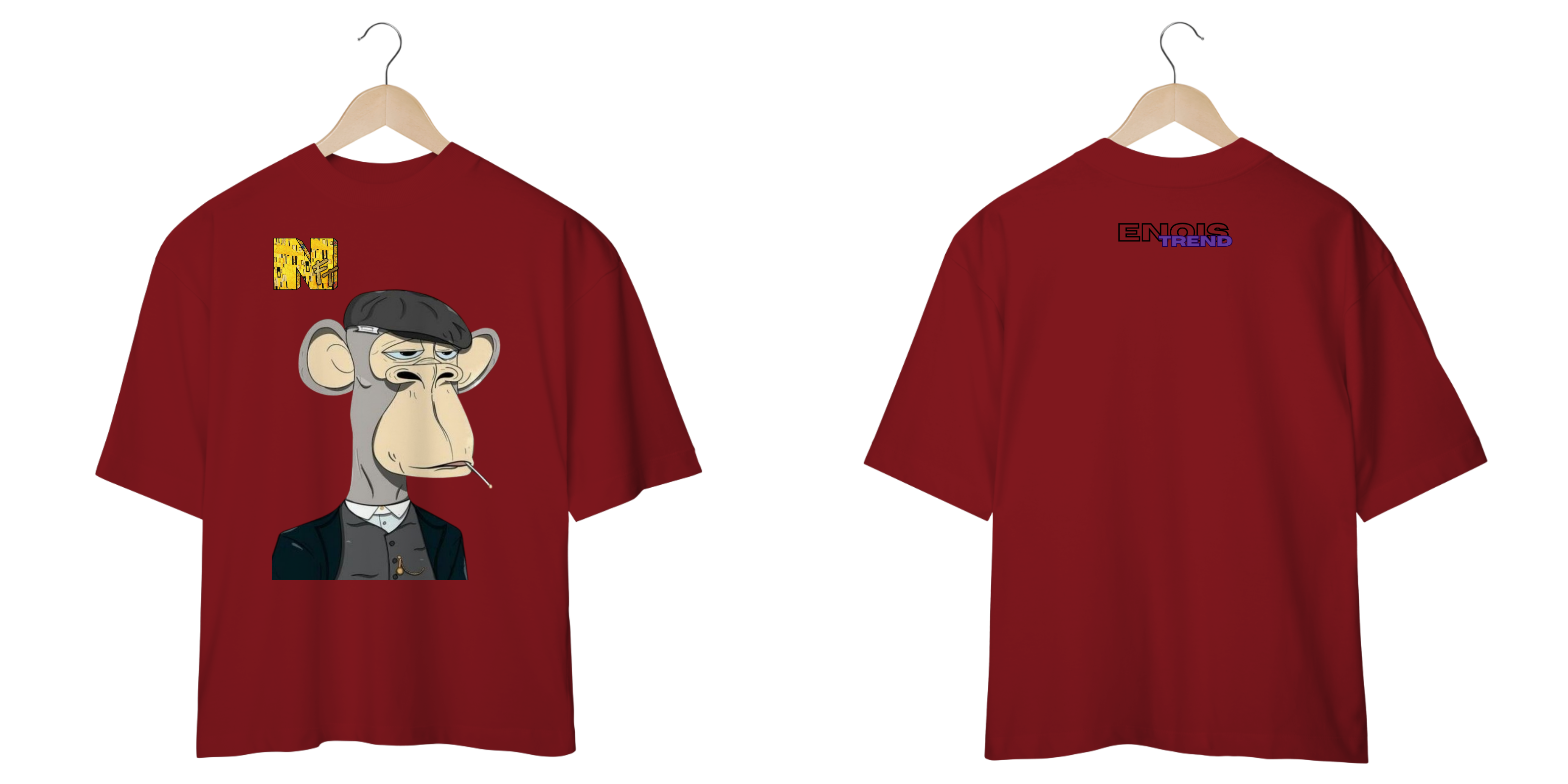 Camisa Oversized EnoisTrend, NFTs Peaky Blinders