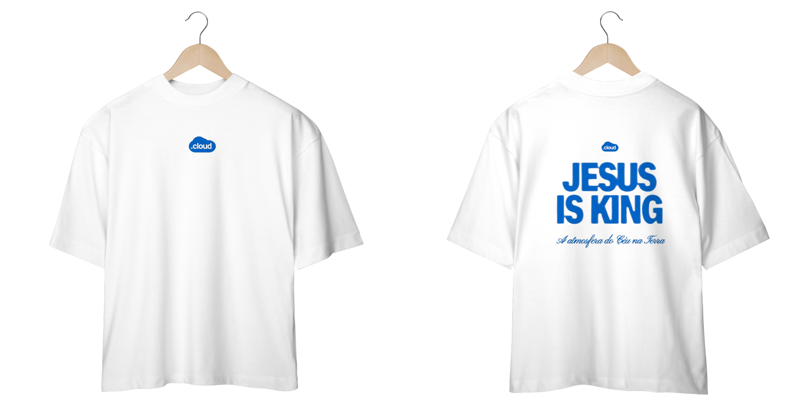 Camiseta Oversived Jesus Is King 