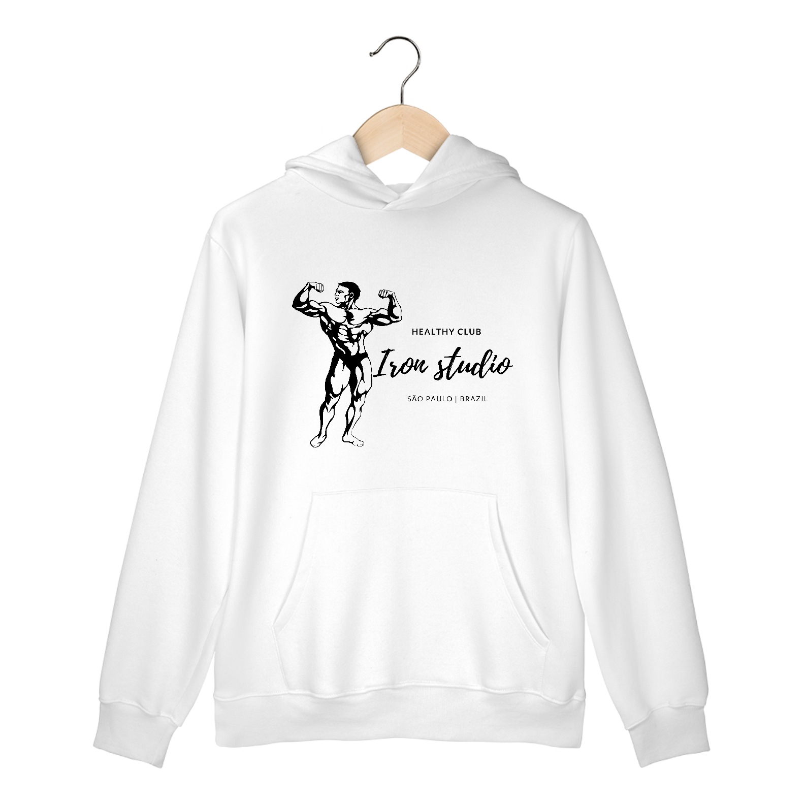 Moletom Canguru Iron Studio